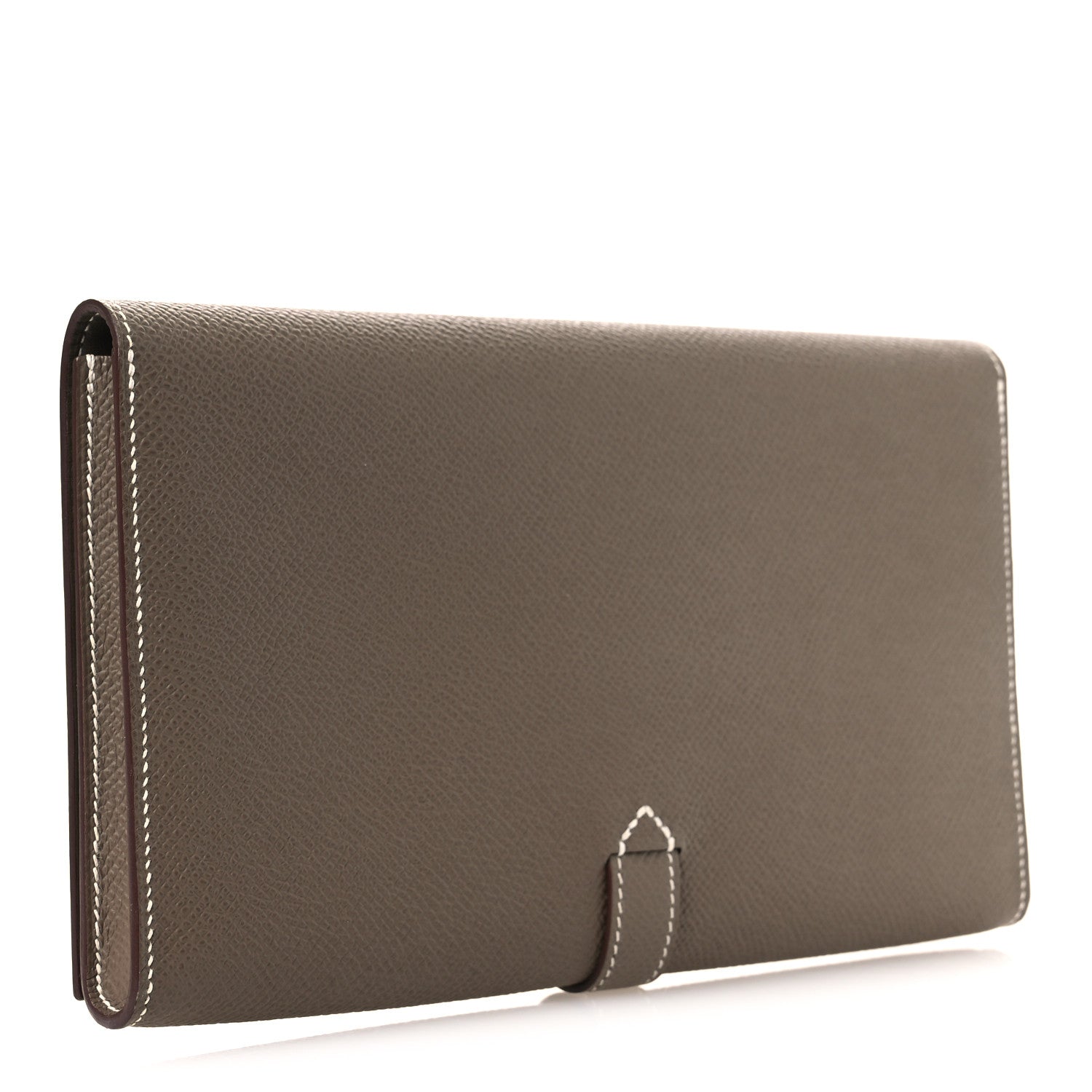 Epsom New H Passant Toutenmain Wallet Etoupe — view 3