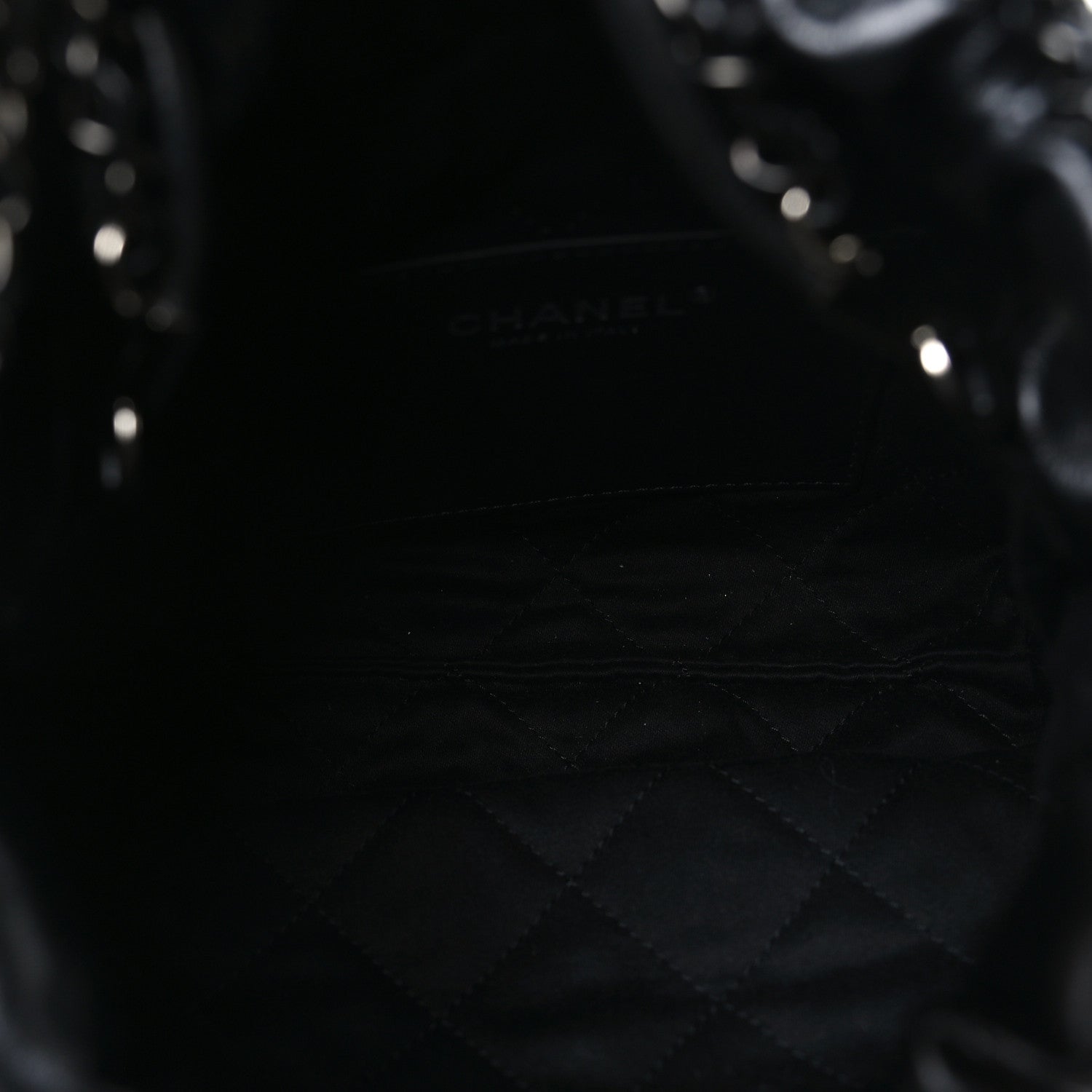 Shiny Calfskin Quilted Mini Chanel 22 So Black — view 5