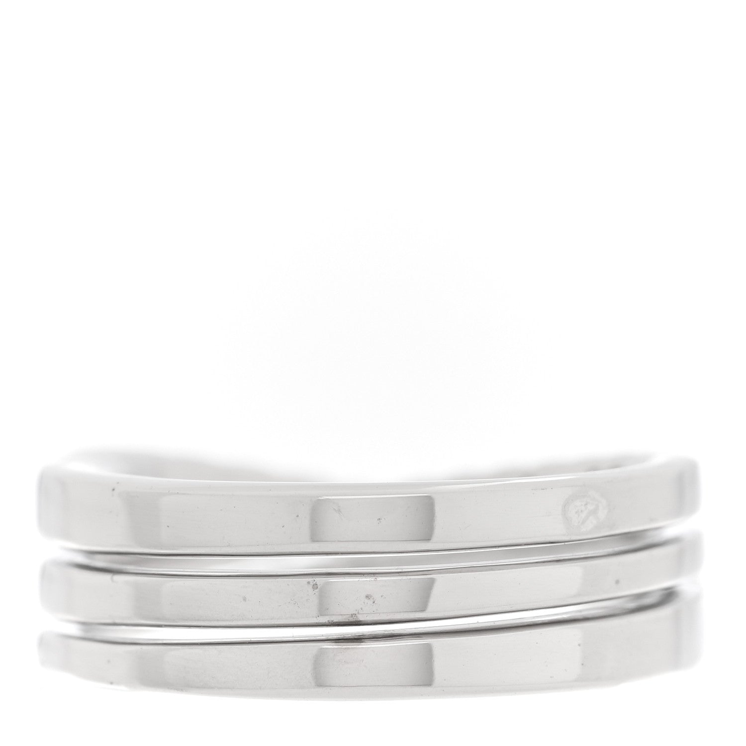 18K White Gold Diamond Etincelle de Cartier Semi Paved Ring 52 6 — view 3