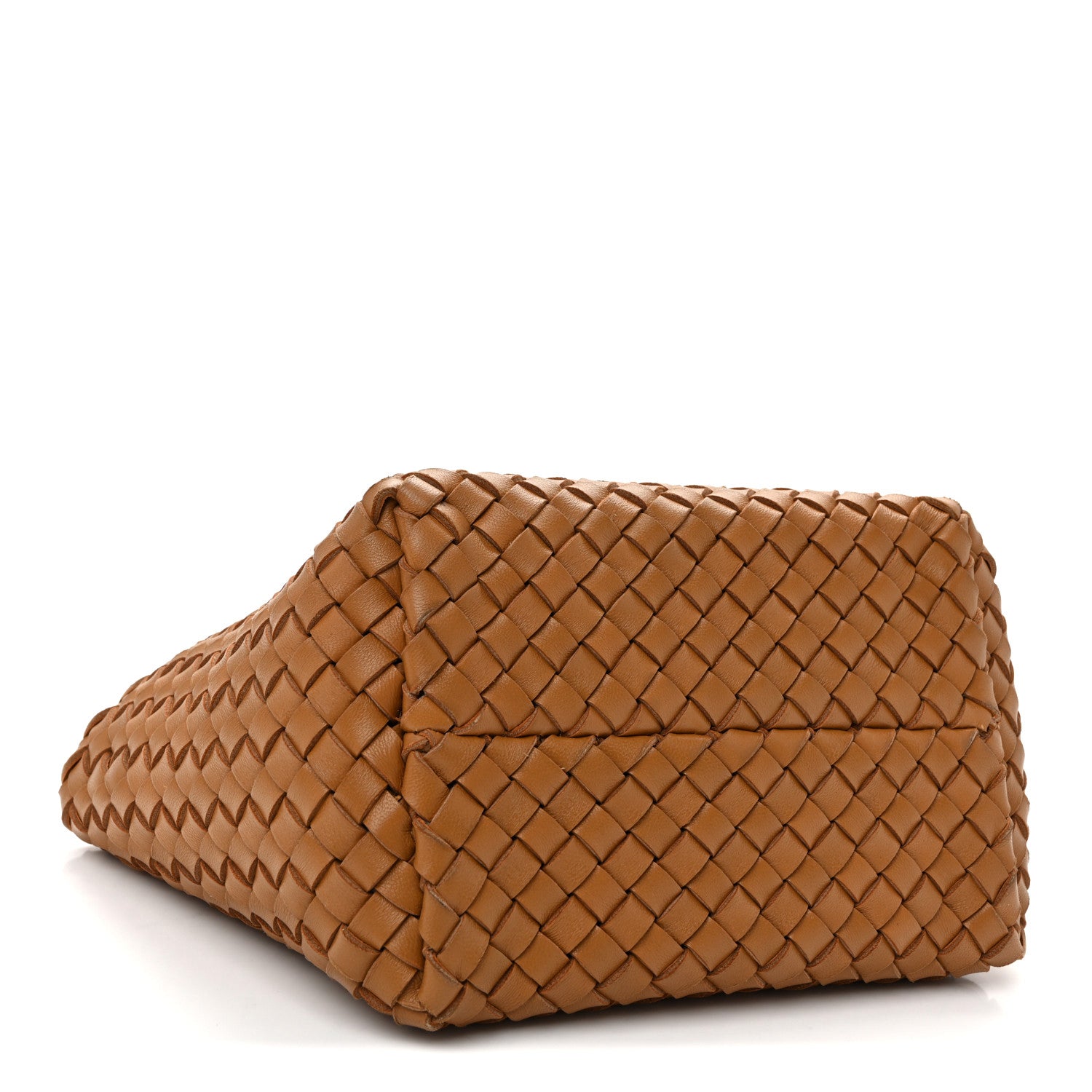 Nappa Intrecciato Mini Cabat Caramel — view 5