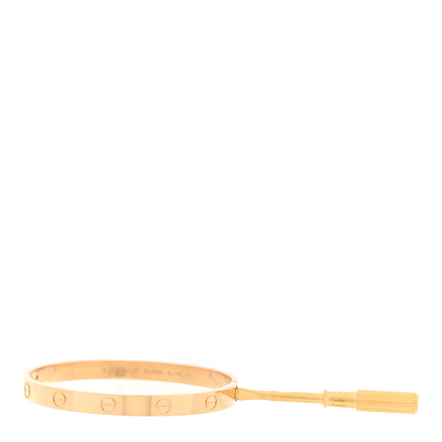 18K Yellow Gold LOVE Bracelet 17 — view 3