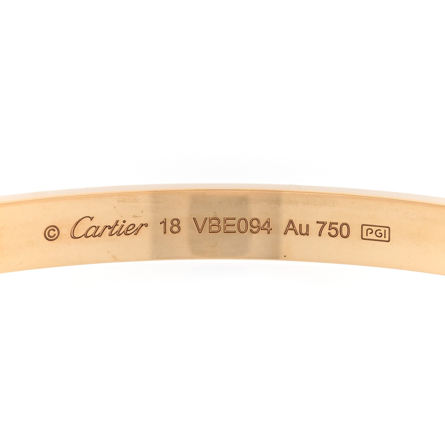 18K Yellow Gold LOVE Bracelet 18 — view 4