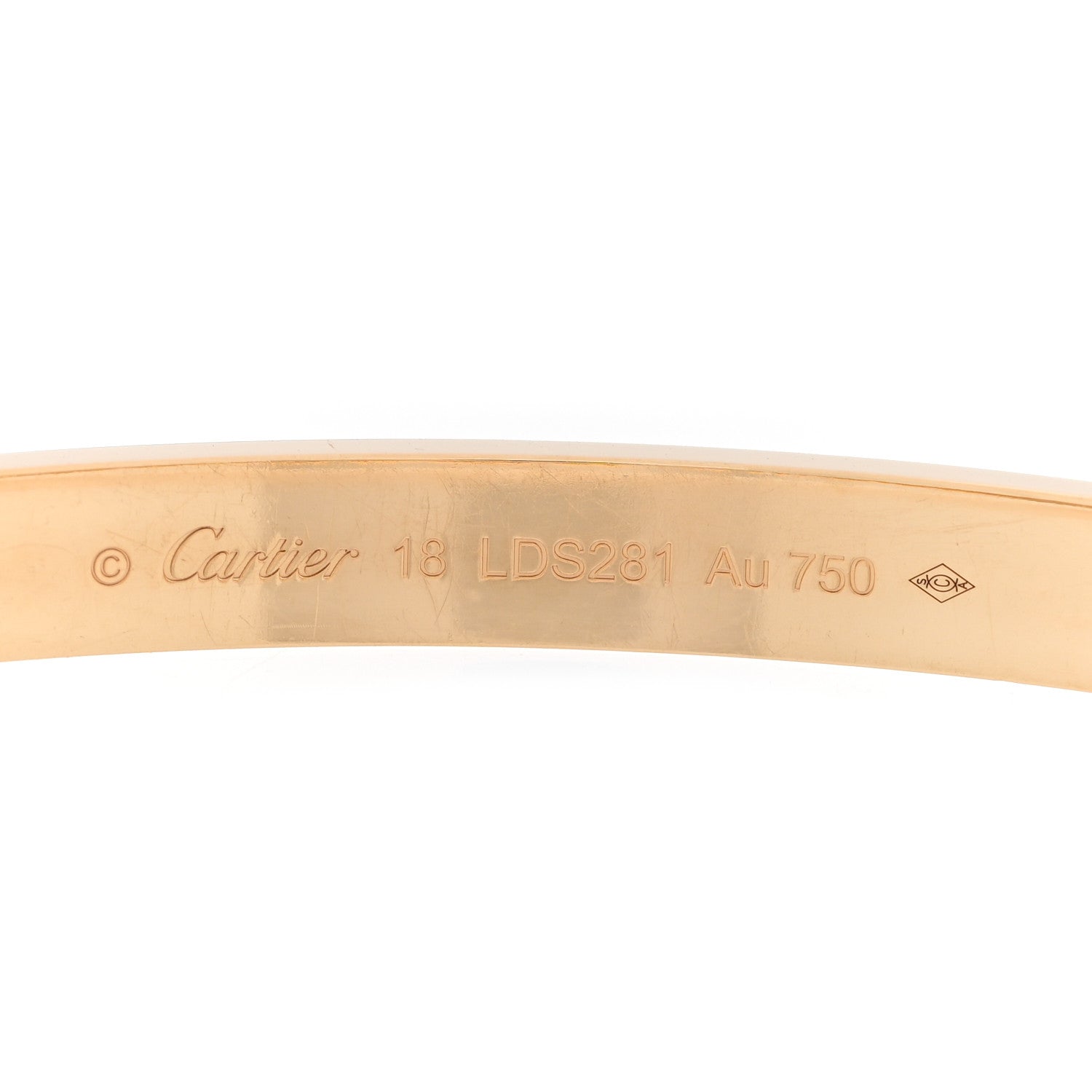 18K Yellow Gold LOVE Bracelet 18 — view 4