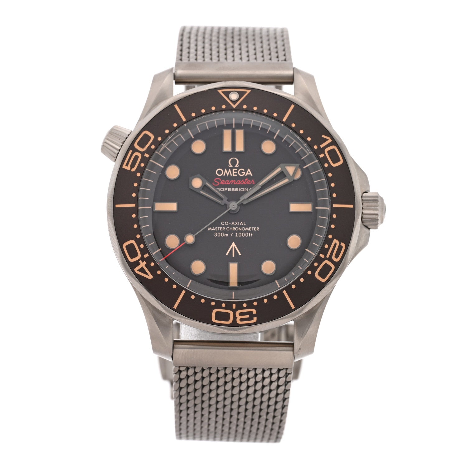 Titanium 42mm Seamaster Diver 300M 007 Automatic Watch Black 210.90.42.20.01.001