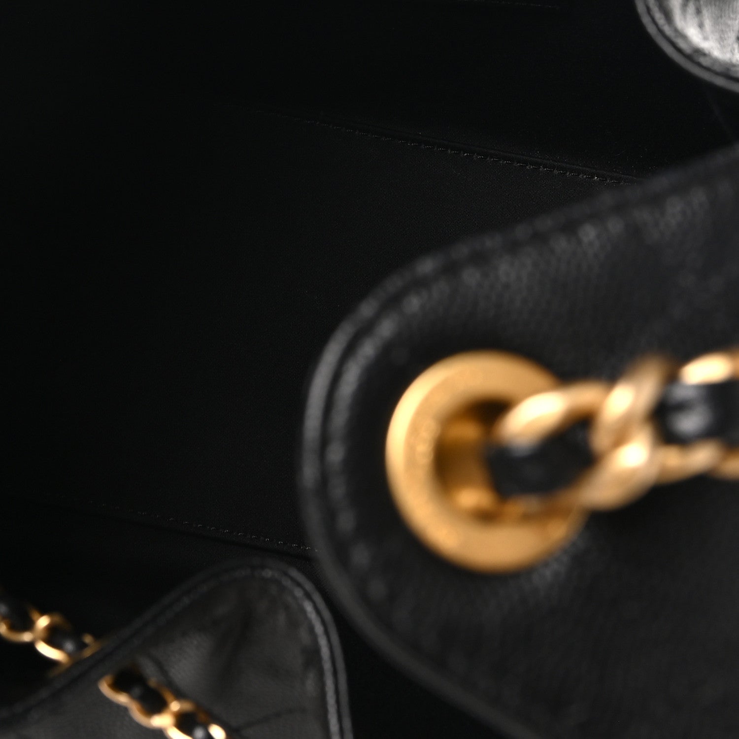 Caviar Quilted Small Chanel 25 Handbag Black — view 5