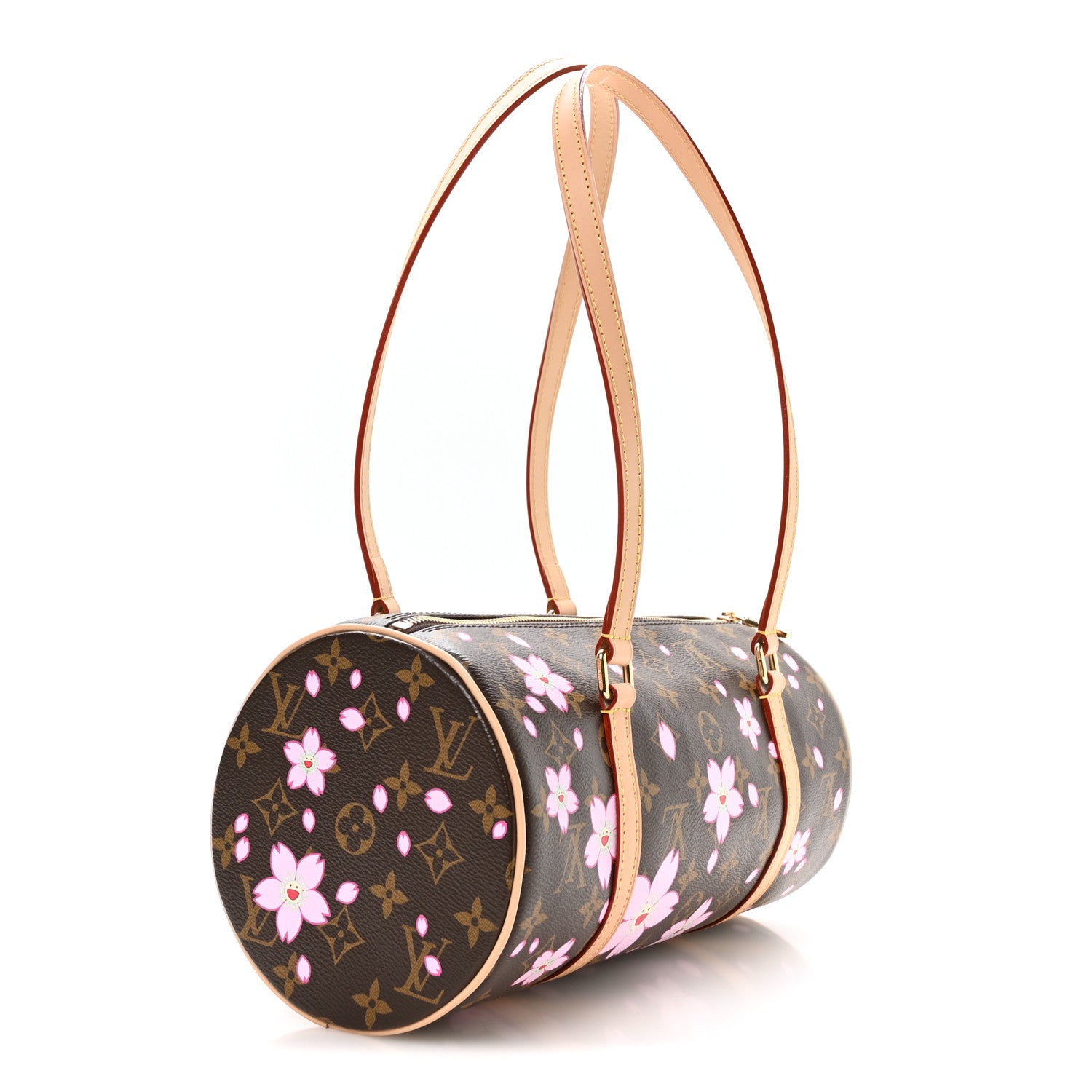 LV X TM Monogram Cherry Blossom Papillon Sakura Brown — view 4