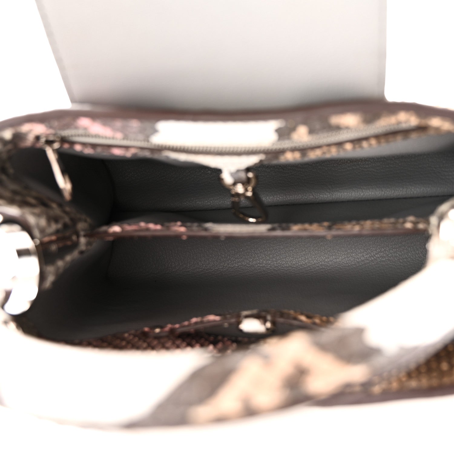 Snakeskin Capucines BB Naturel Multicolor — view 5