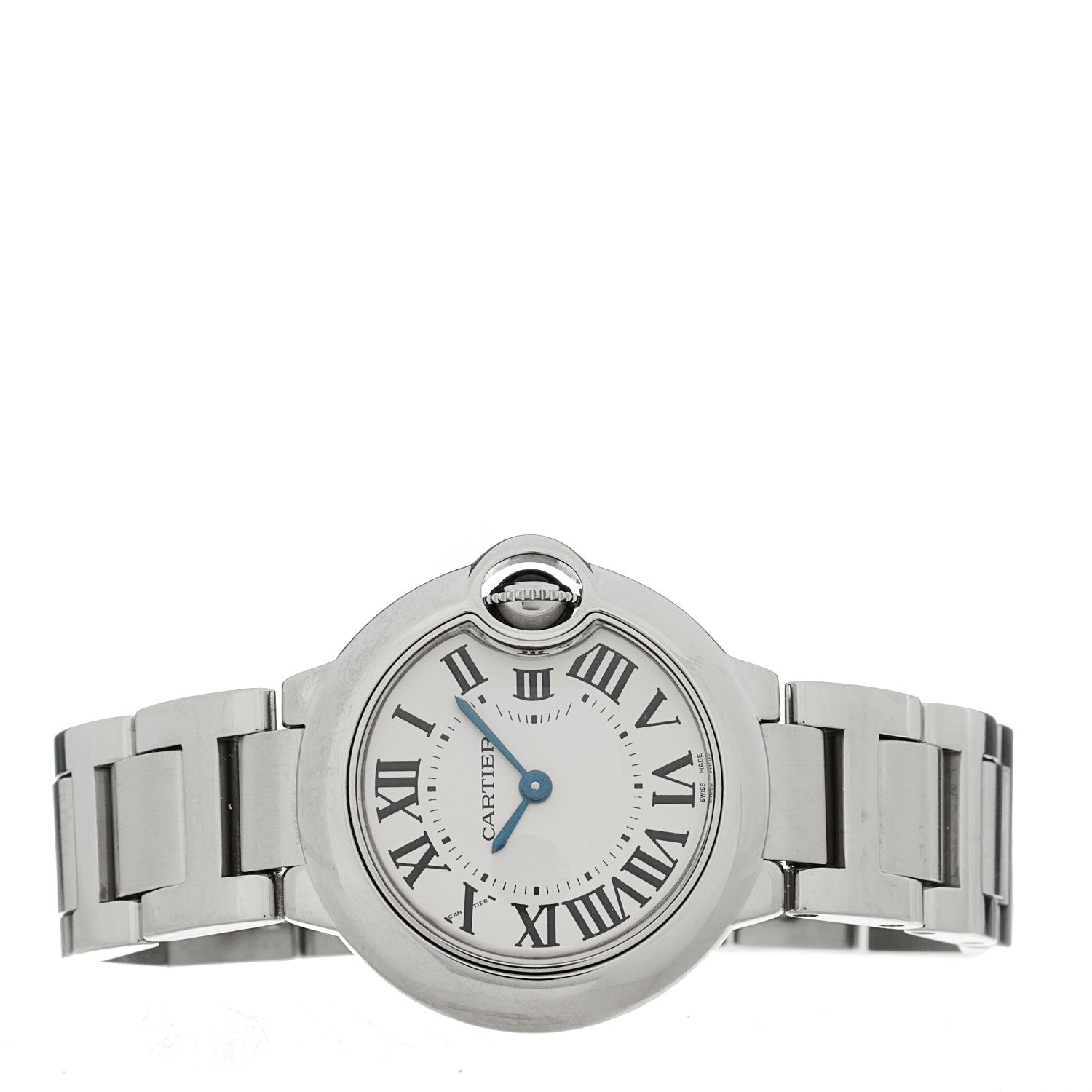 Stainless Steel 28mm Ballon Bleu De Cartier Quartz Watch — view 2