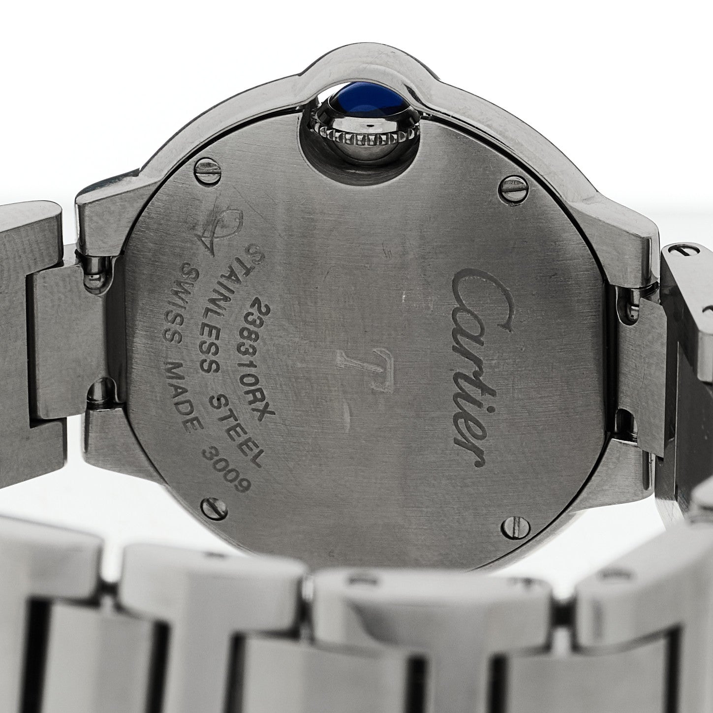 Stainless Steel 28mm Ballon Bleu De Cartier Quartz Watch — view 4