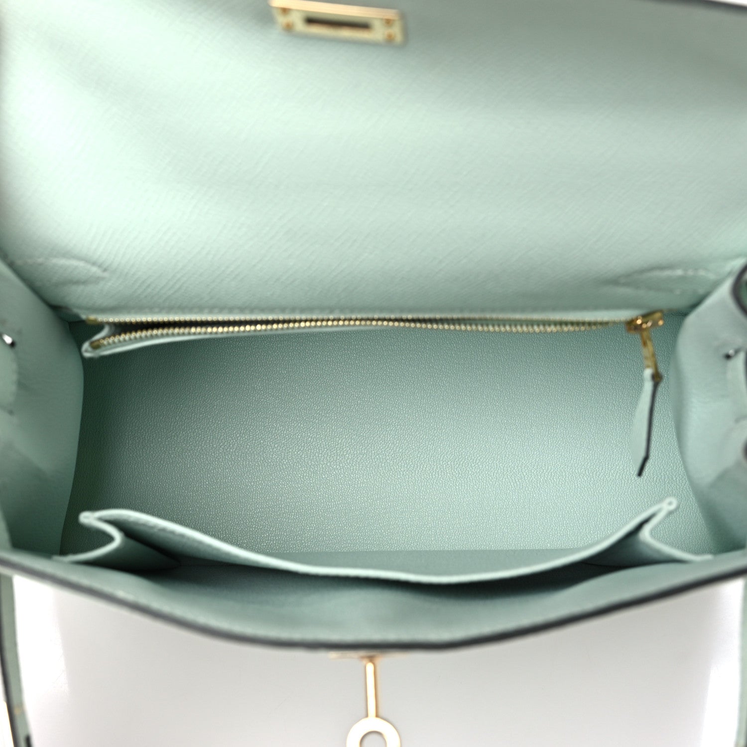 Epsom Kelly Sellier 25 Vert Peppermint — view 5