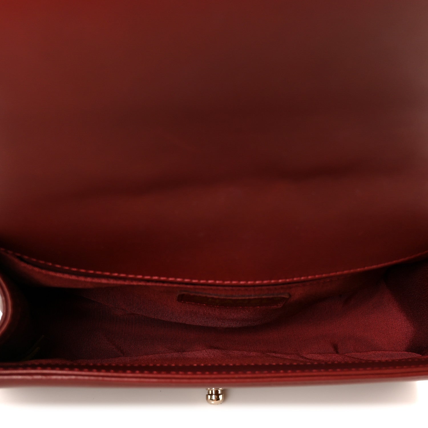 Lambskin Quilted Medium Boy Flap Burgundy — view 5
