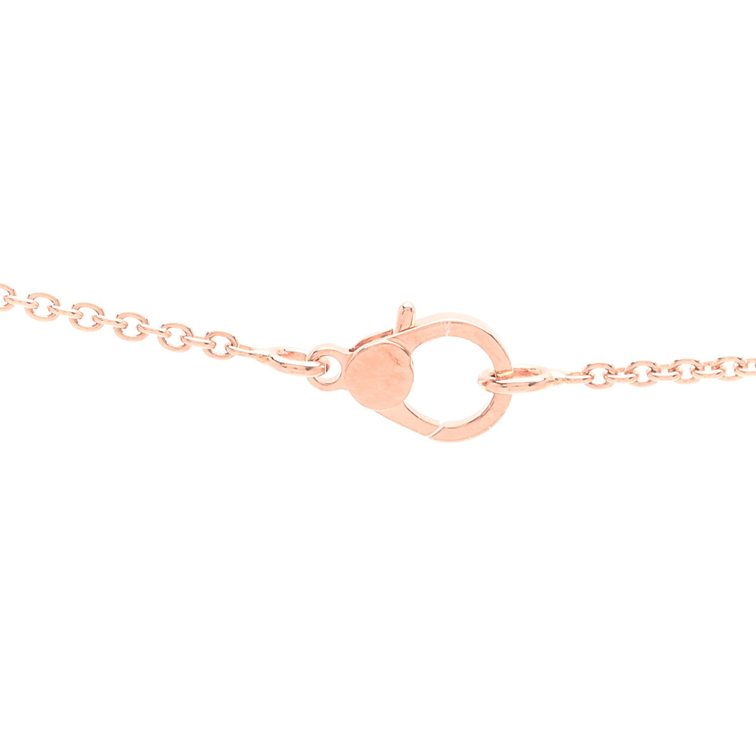 18K Rose Gold Diamond Finesse Pendant Necklace — view 4