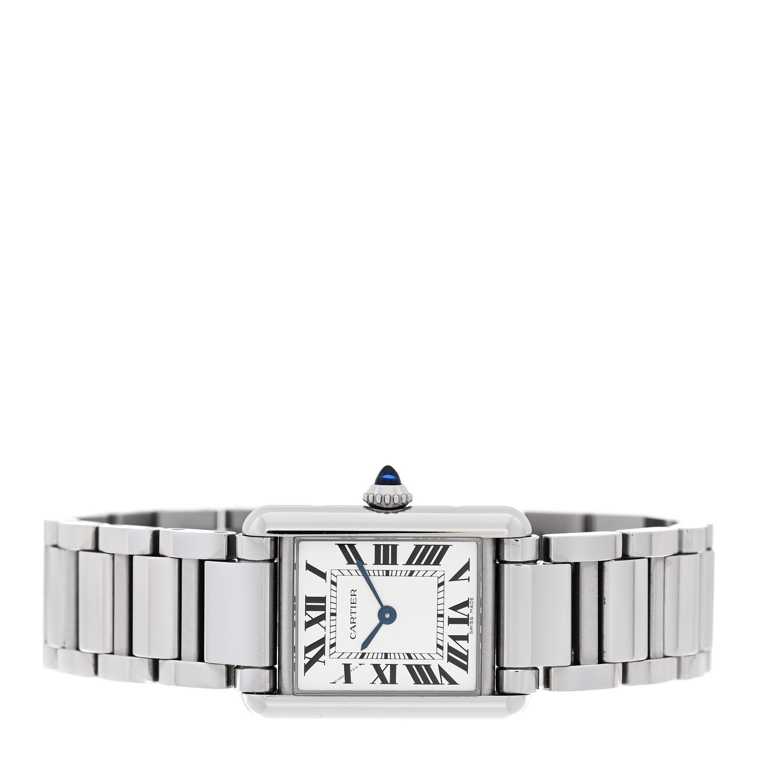 Stainless Steel 22mm Tank Must Quartz Watch — view 2