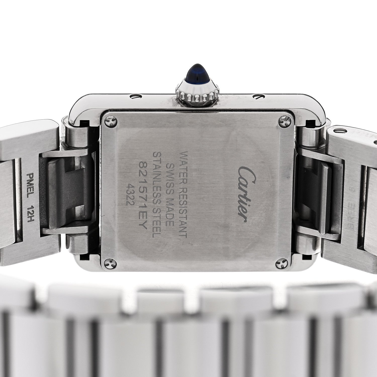 Stainless Steel 22mm Tank Must Quartz Watch — view 4