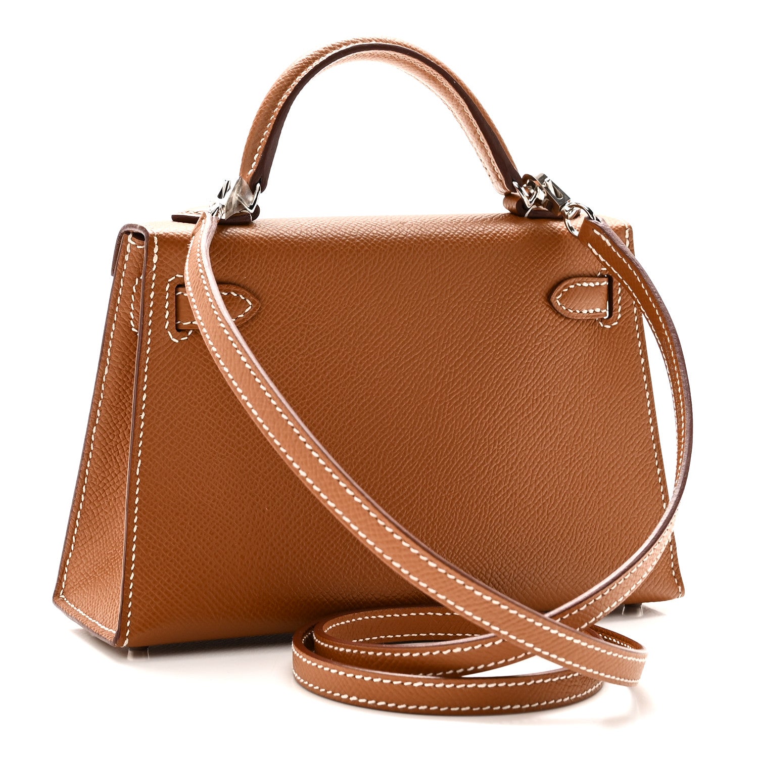 Epsom Mini Kelly Sellier 20 Gold — view 3
