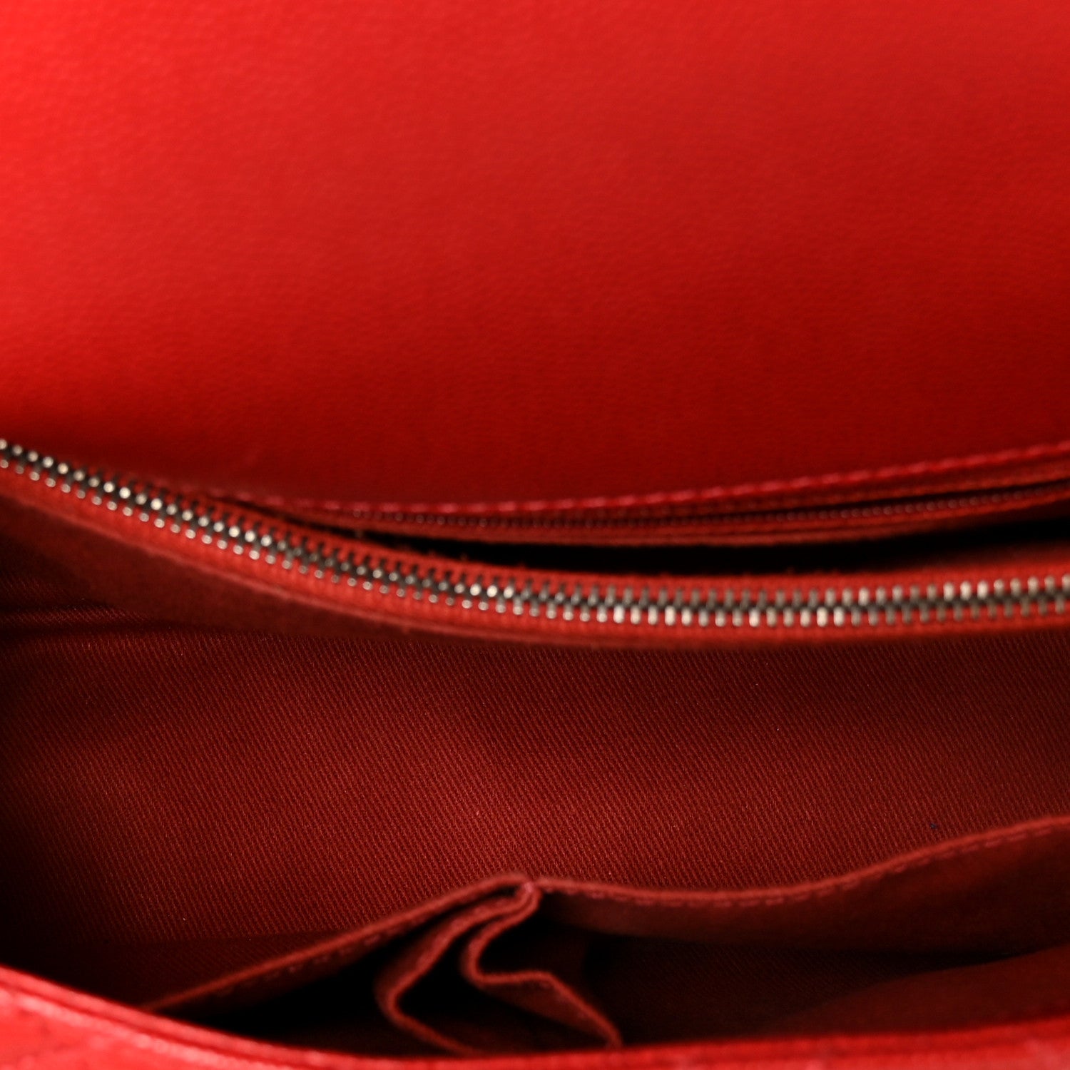 Caviar Quilted Small Coco Handle Flap Red — view 5