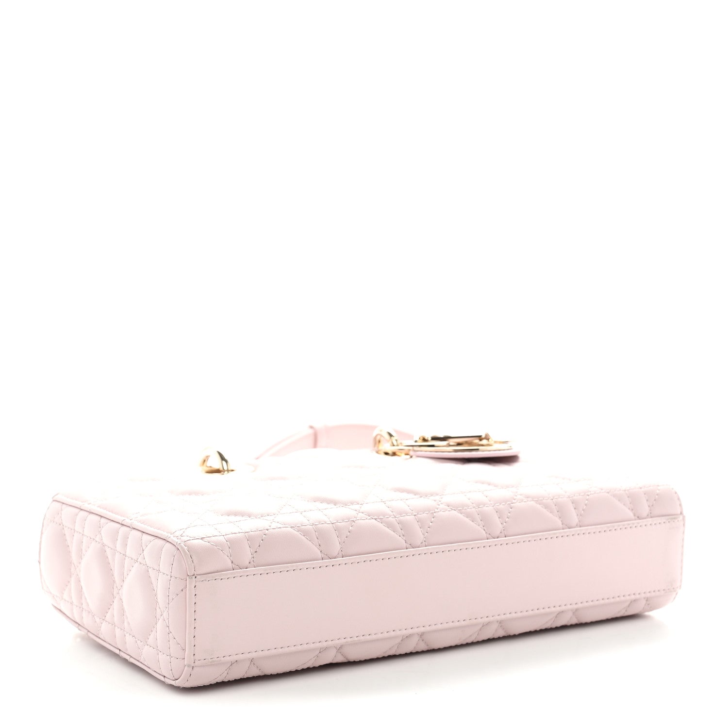 Lambskin Cannage Medium Lady D-Joy Light Pink — view 4