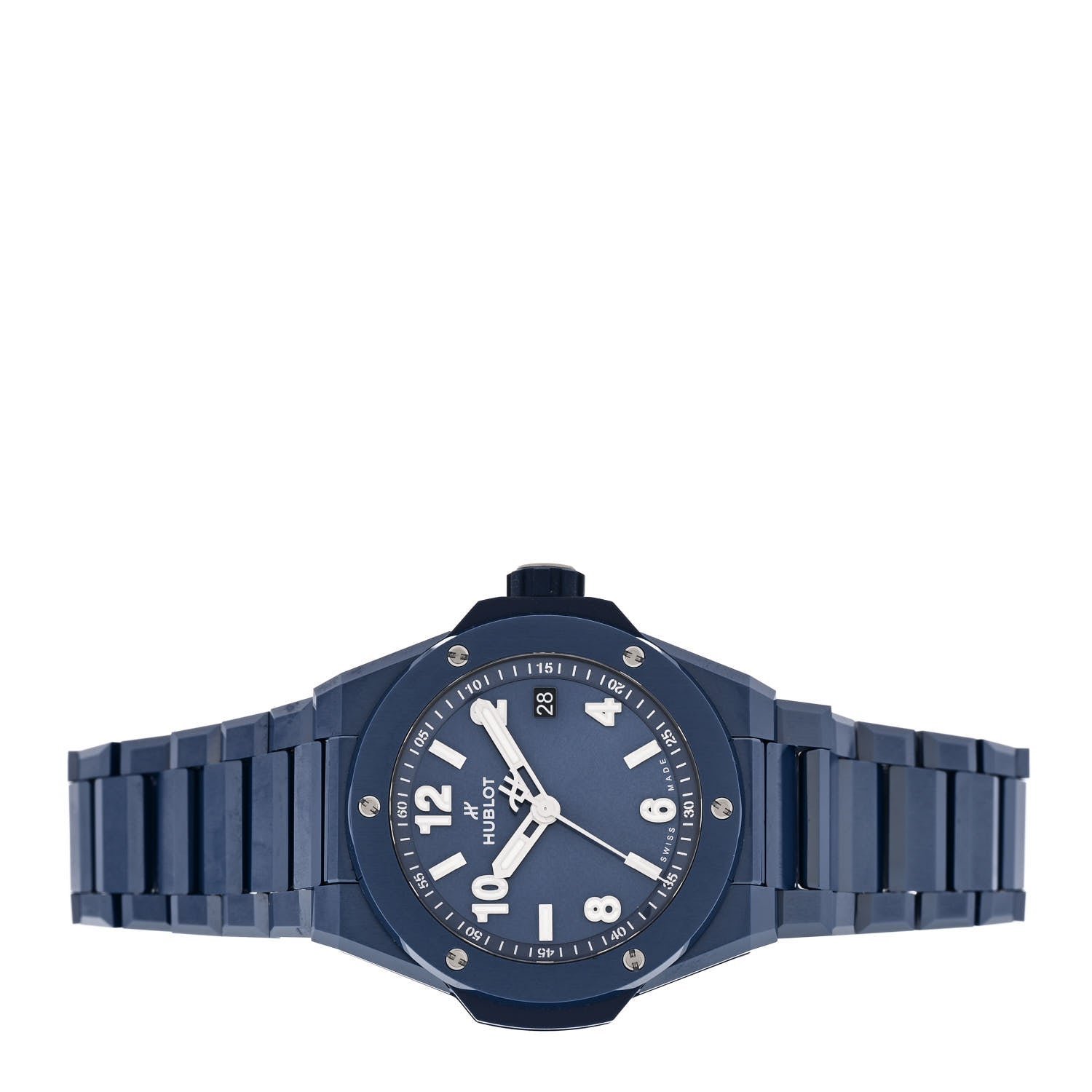 Ceramic 38mm Big Bang Integrated Time Only Automatic Watch Blue 457.EX.7170.EX — view 2