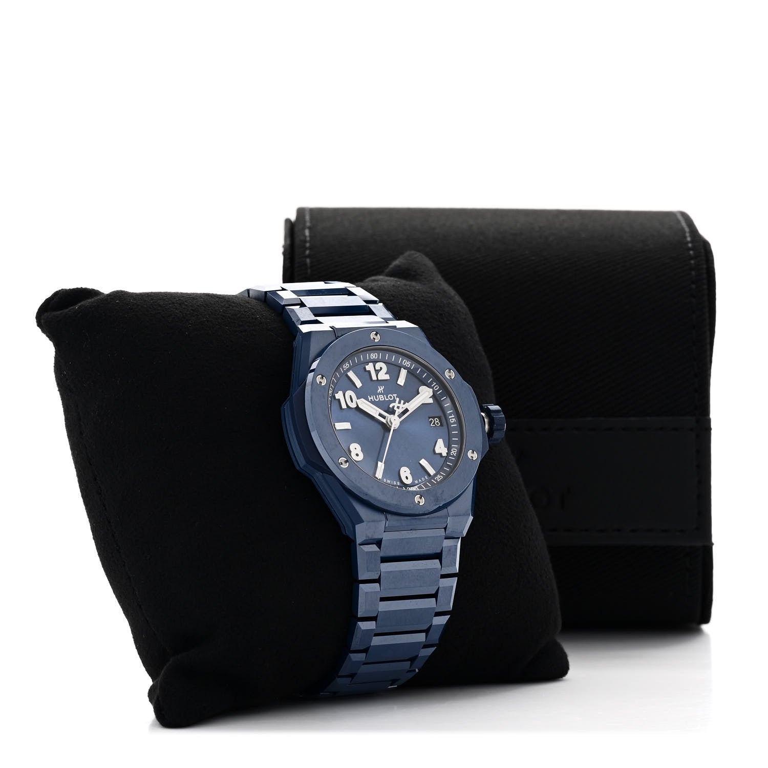 Ceramic 38mm Big Bang Integrated Time Only Automatic Watch Blue 457.EX.7170.EX — view 5