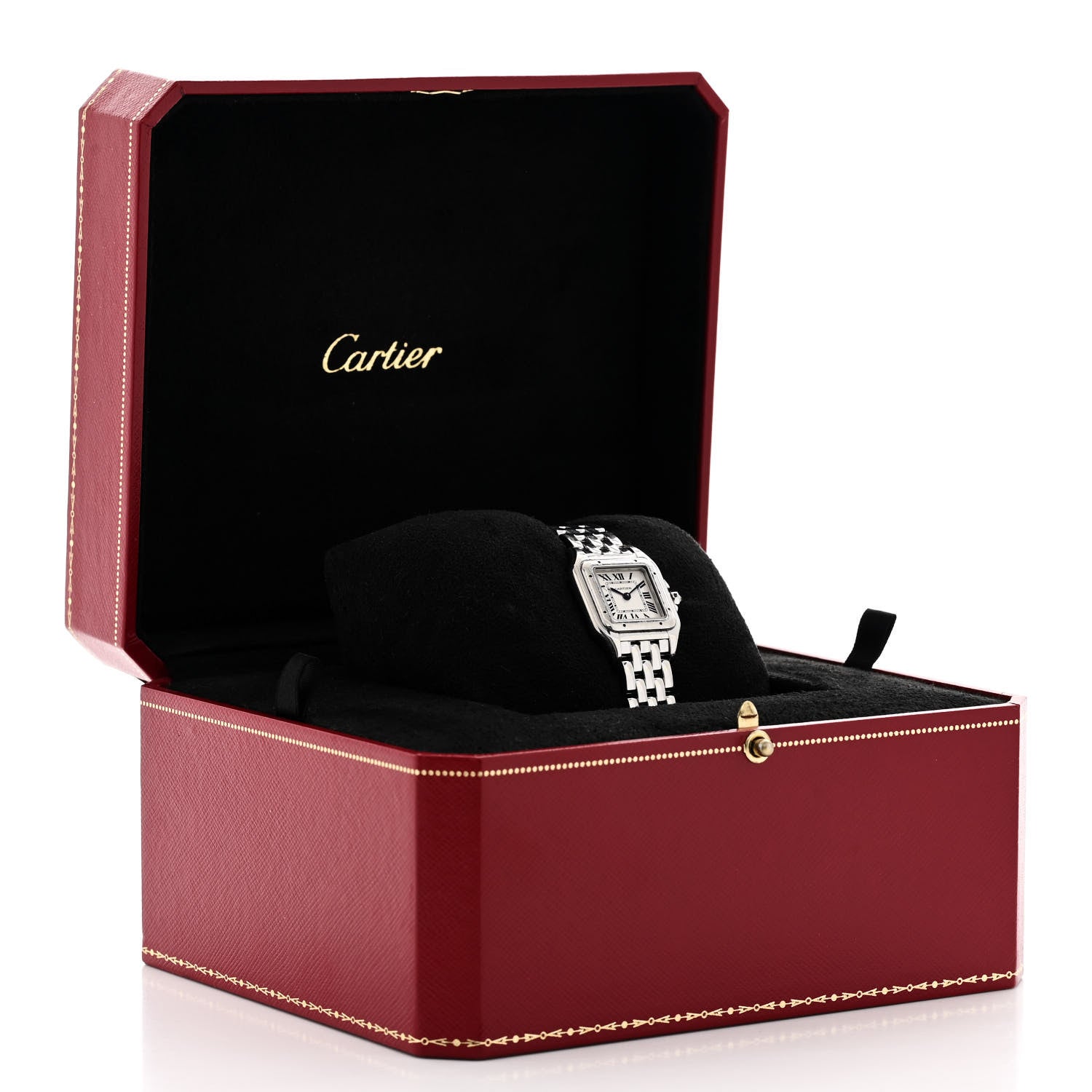 Stainless Steel 22mm Panthere Quartz Watch — view 5