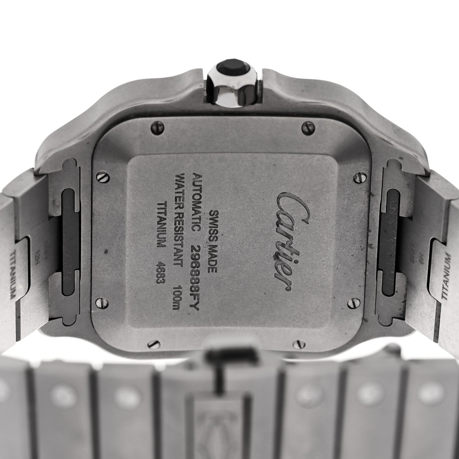 Titanium 39.8mm Santos De Cartier Automatic Watch — view 4