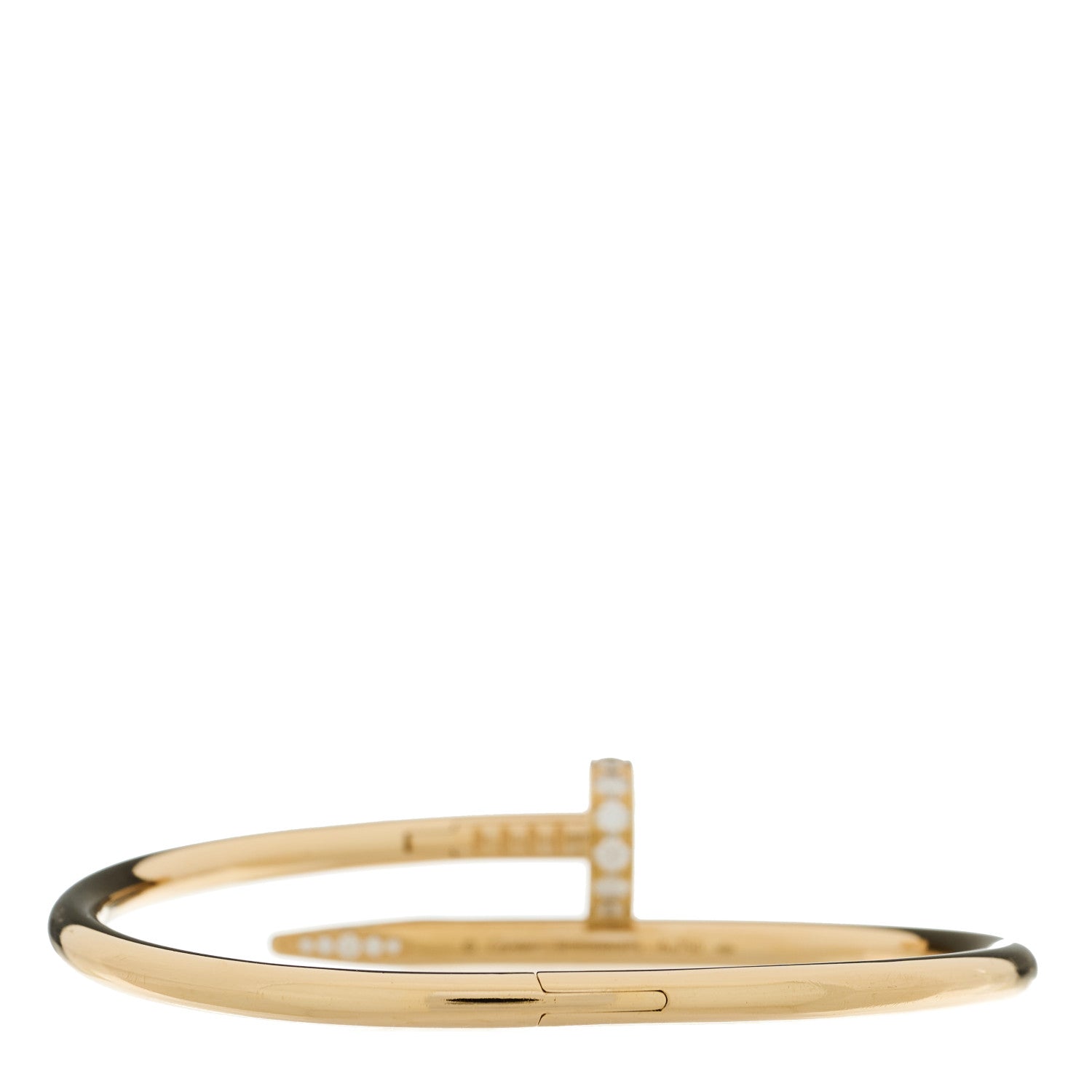 18K Yellow Gold Diamond Juste Un Clou Bracelet 16 — view 2