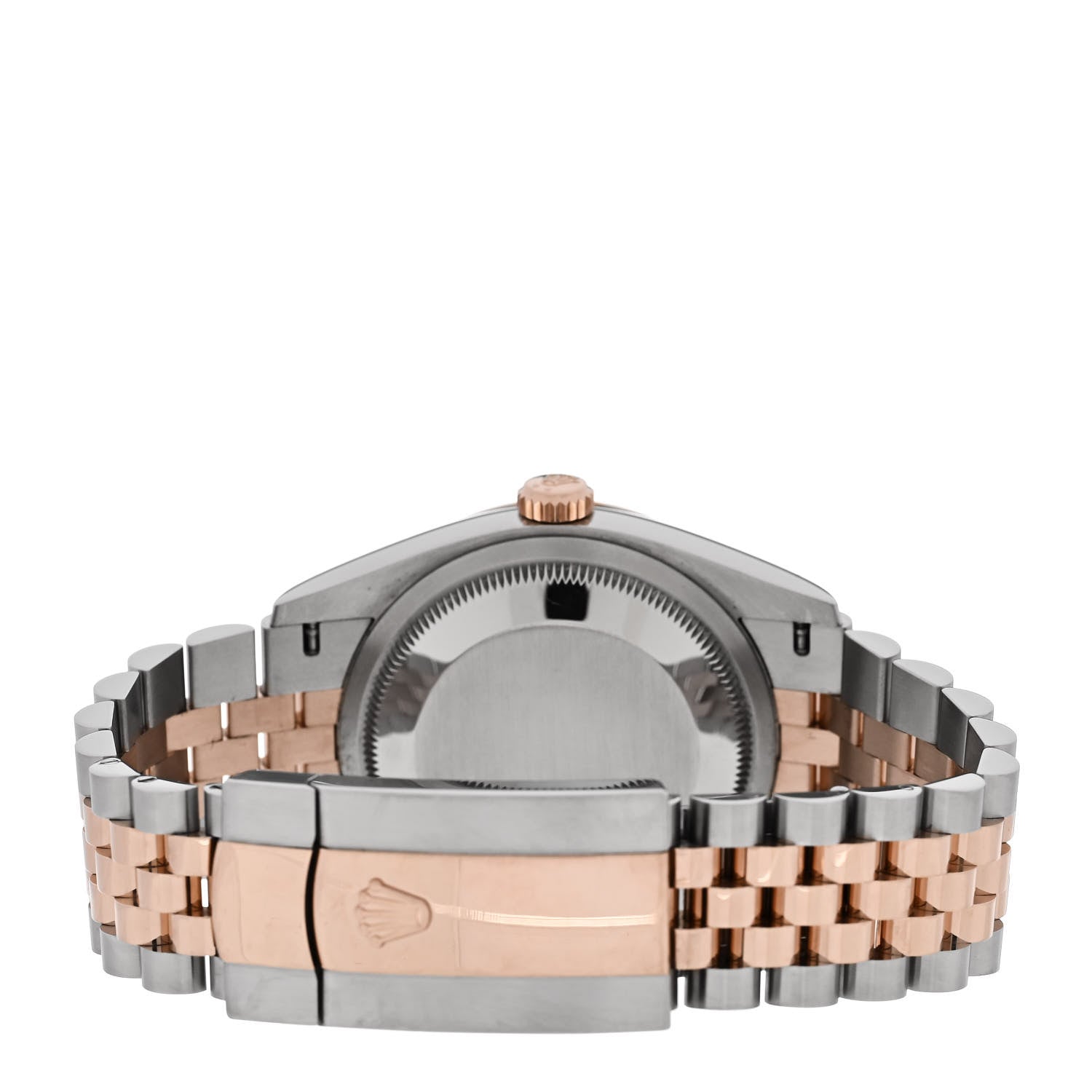 Stainless Steel 18K Everose Gold Diamond 36mm Oyster Perpetual Datejust Watch Chocolate Jubilee 126231 — view 3