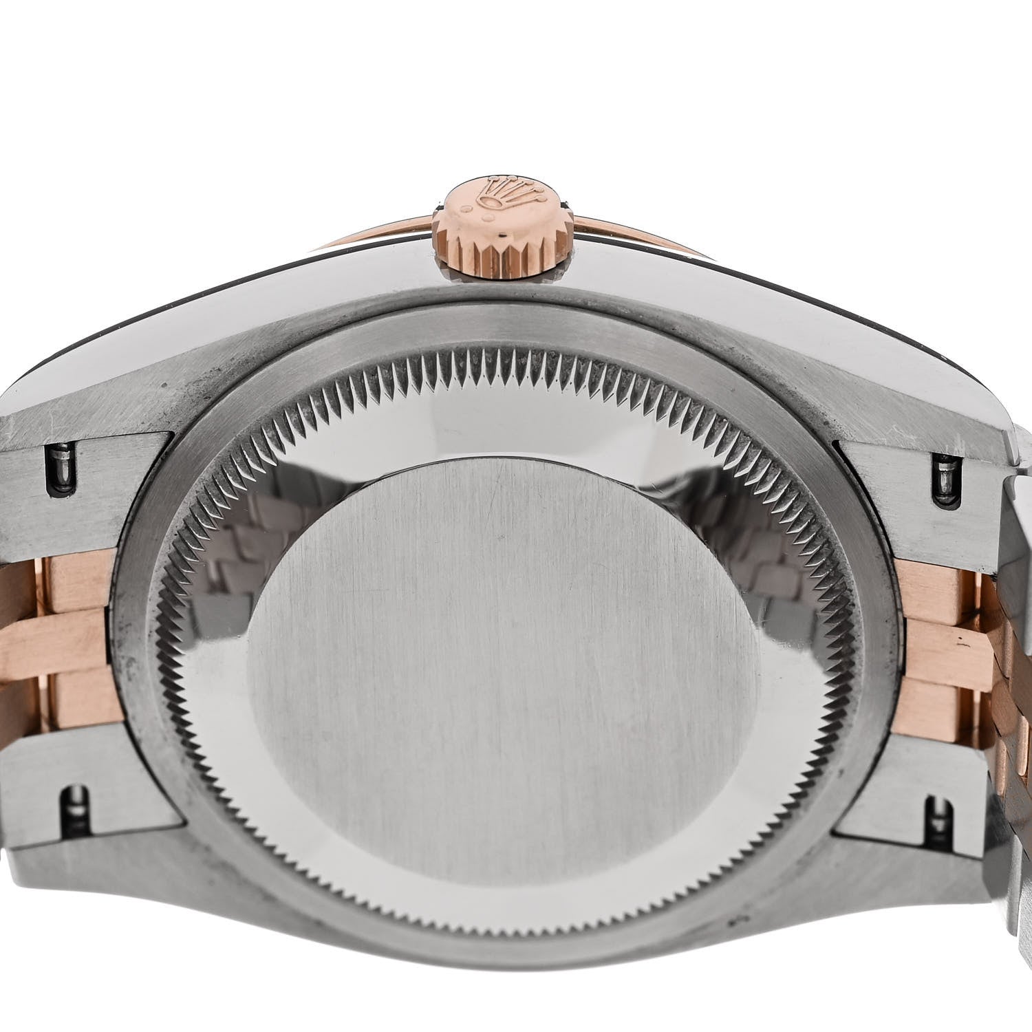 Stainless Steel 18K Everose Gold Diamond 36mm Oyster Perpetual Datejust Watch Chocolate Jubilee 126231 — view 4