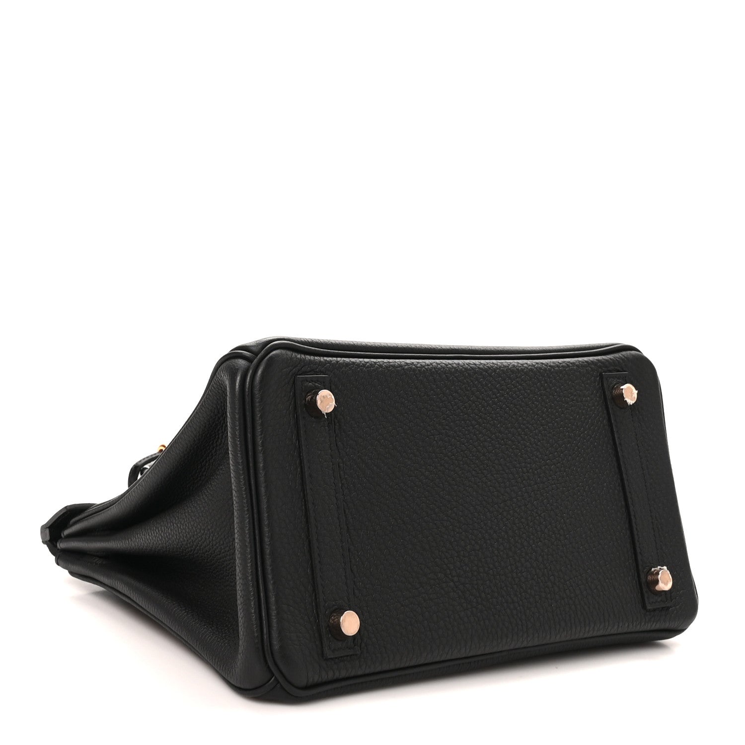 Togo Shiny Niloticus Crocodile Birkin Touch 25 Black — view 4