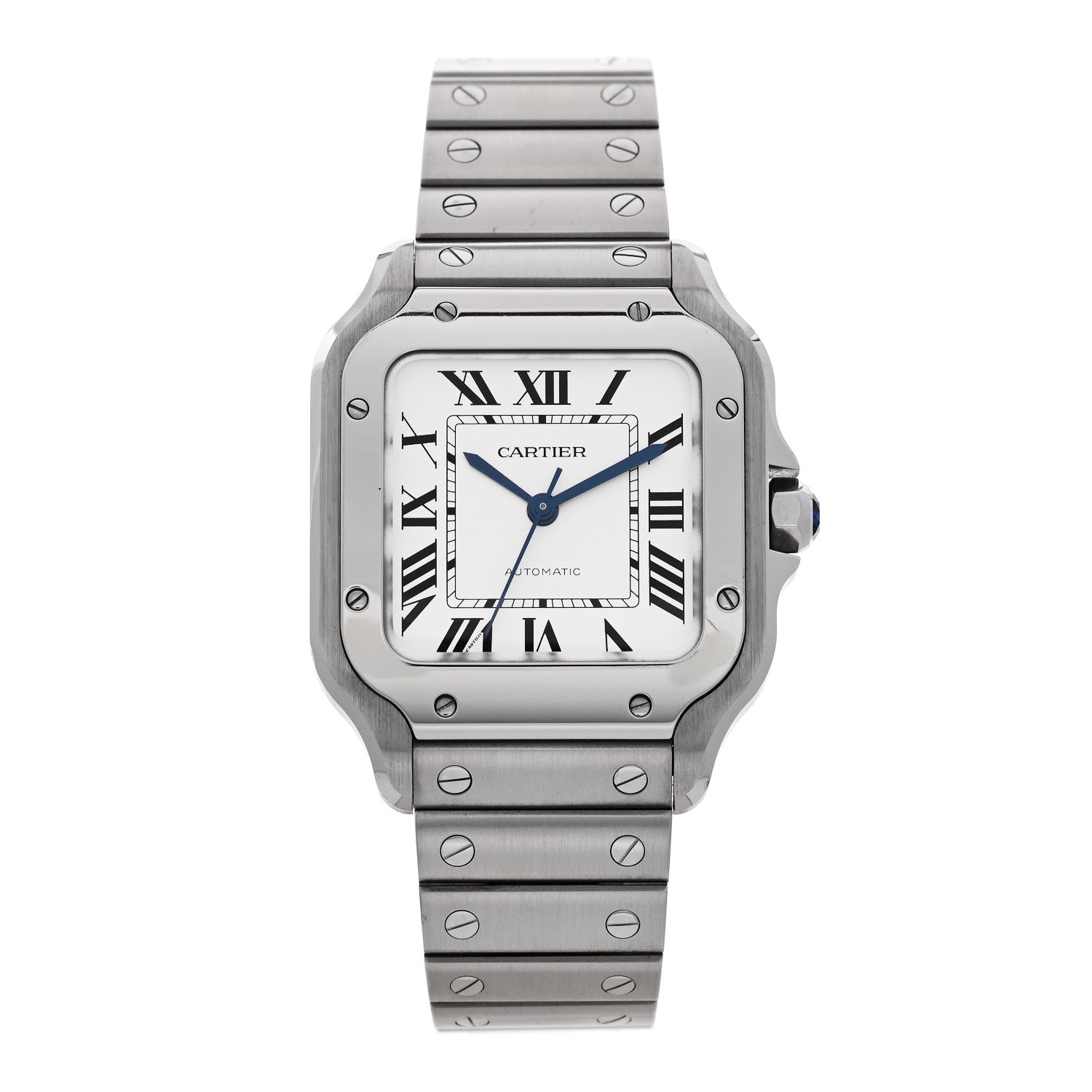 Stainless Steel 35mm Santos de Cartier Automatic Watch