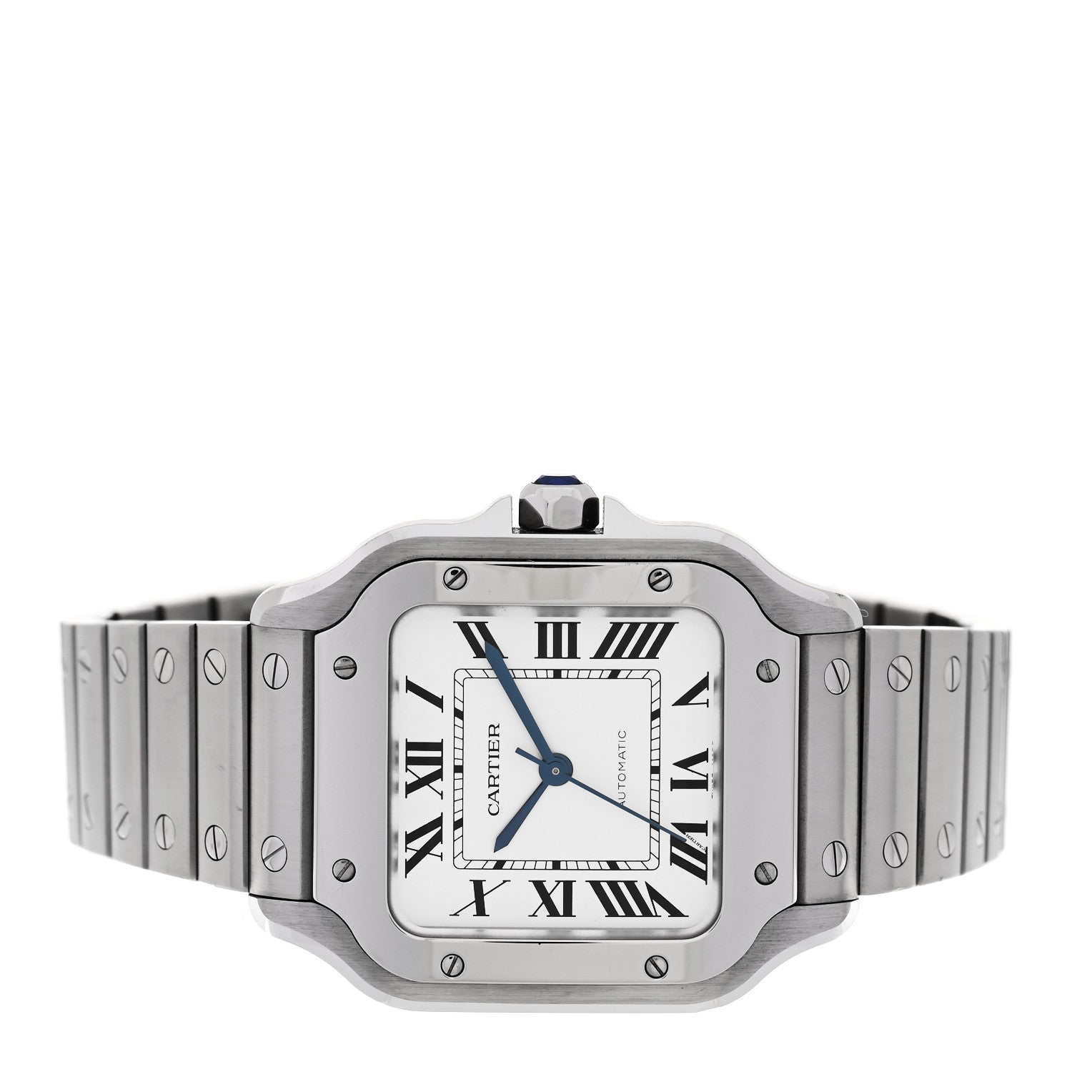Stainless Steel 35mm Santos de Cartier Automatic Watch — view 2