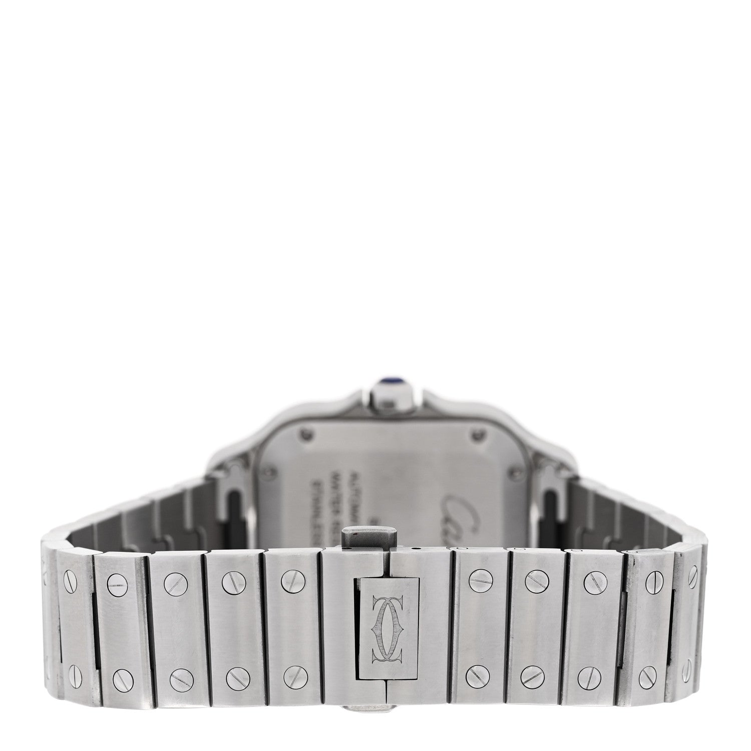Stainless Steel 35mm Santos de Cartier Automatic Watch — view 3