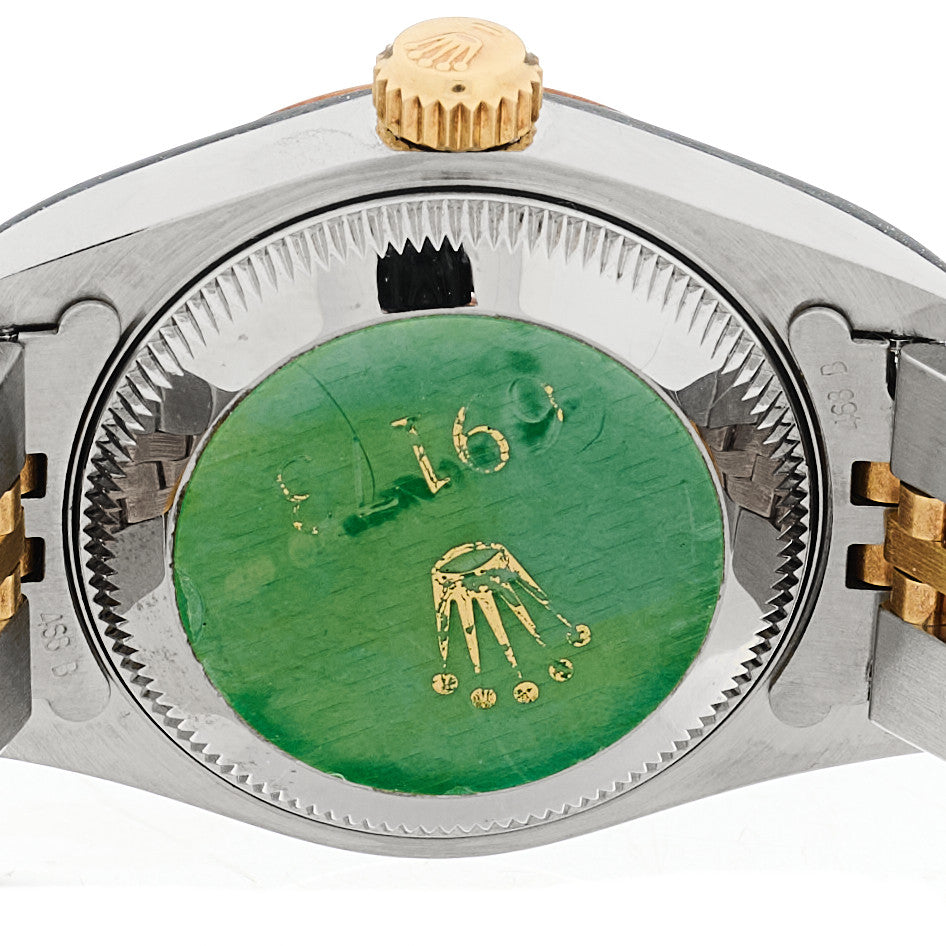 Stainless Steel 18K Yellow Gold 26mm Oyster Perpetual Datejust Watch Champagne 69173 — view 4