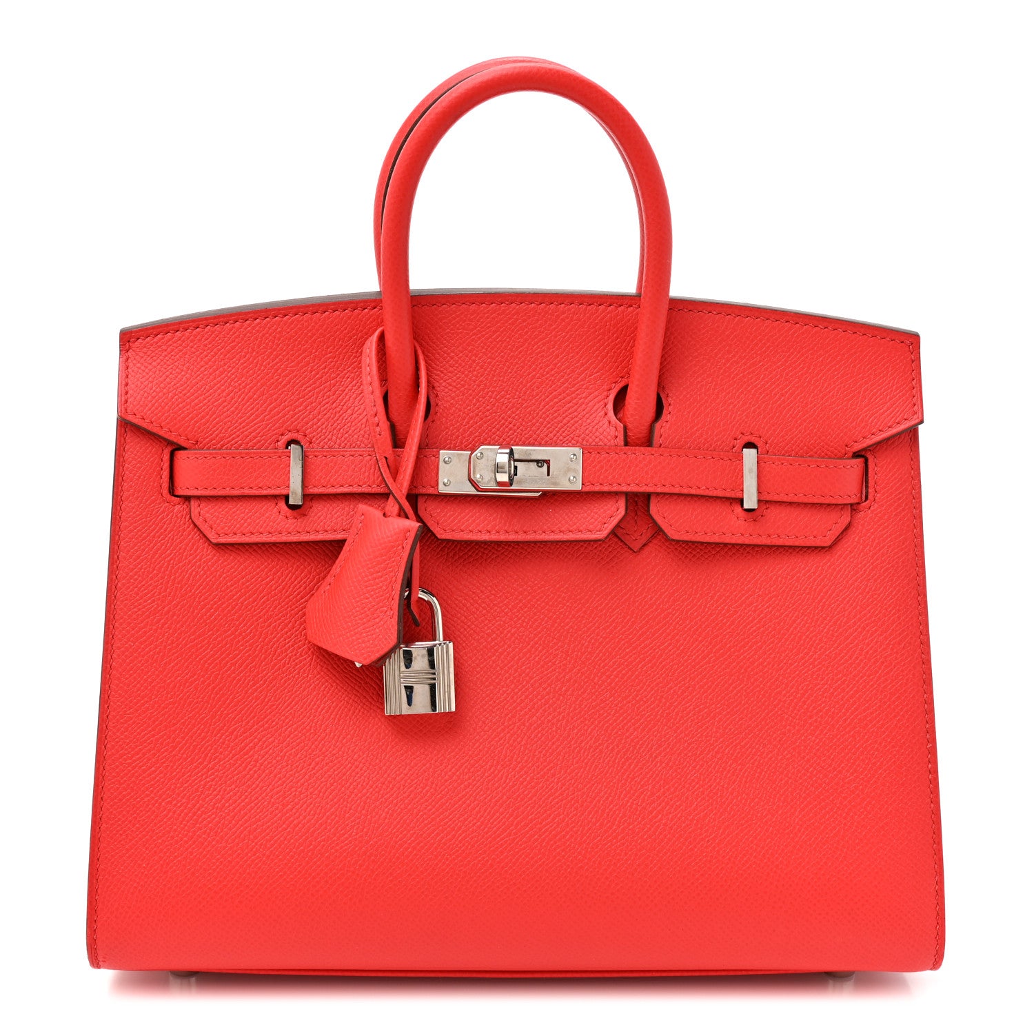 Epsom Birkin Sellier 25 Rouge De Coeur