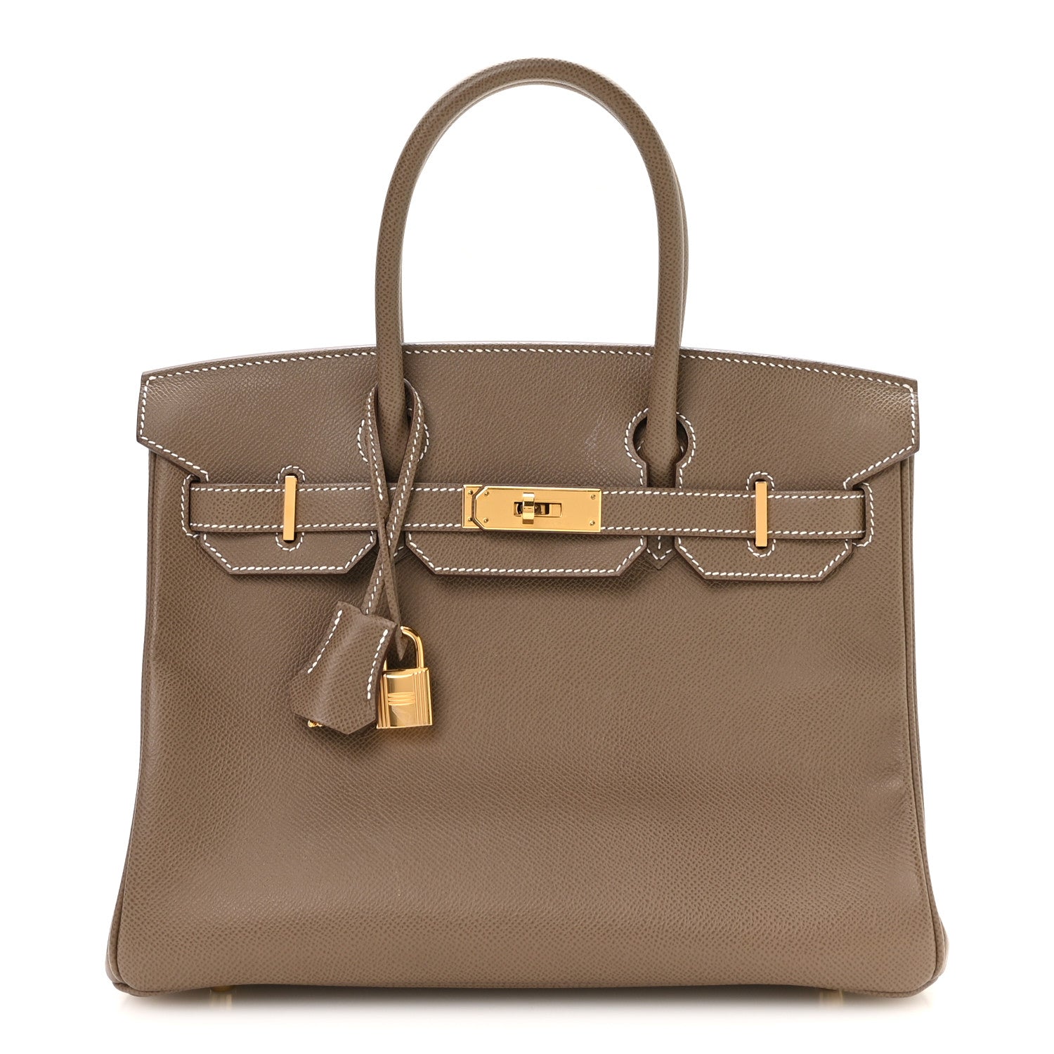 Epsom Birkin 30 Etoupe — view 1