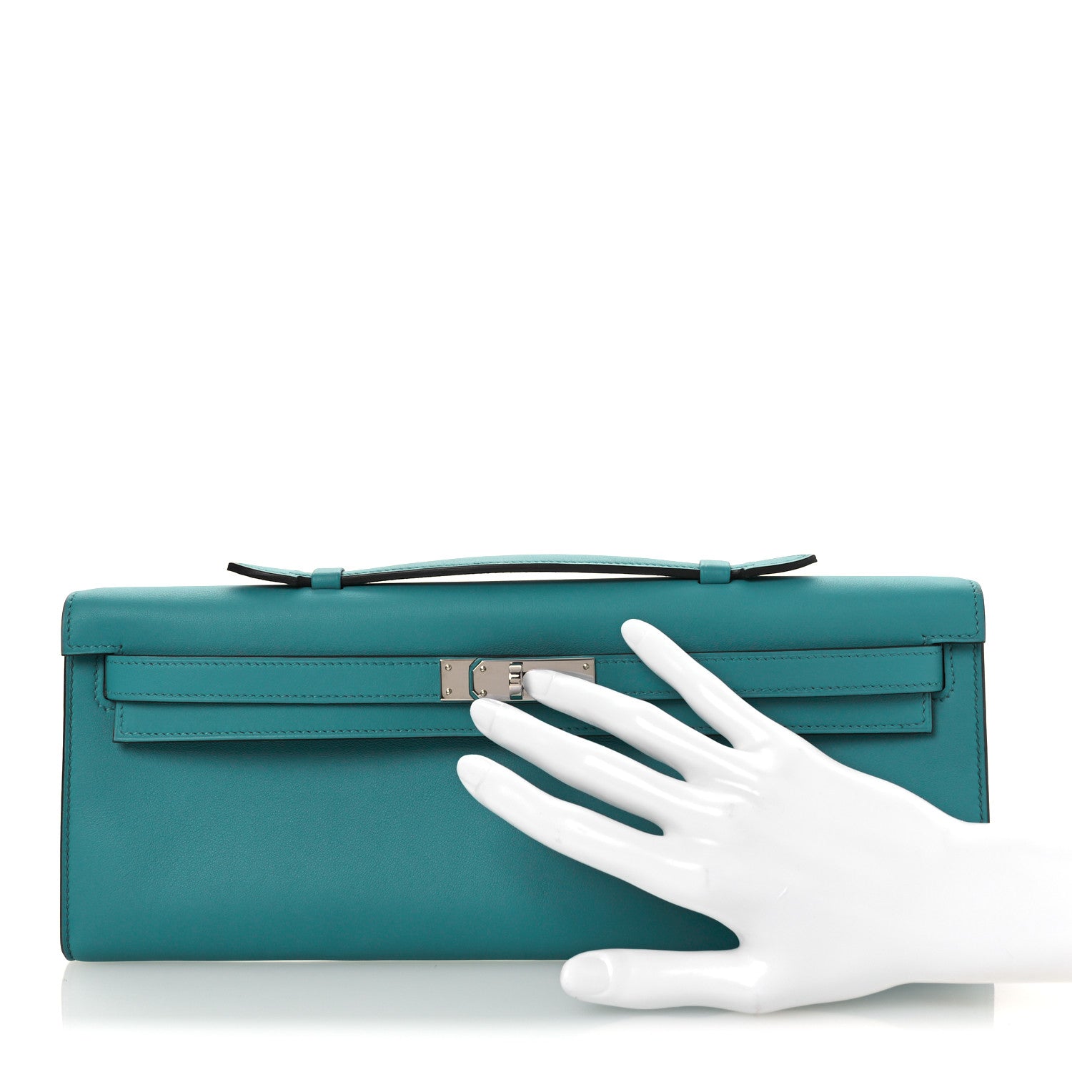 Swift Kelly Cut Clutch Pochette Vert Verone — view 2