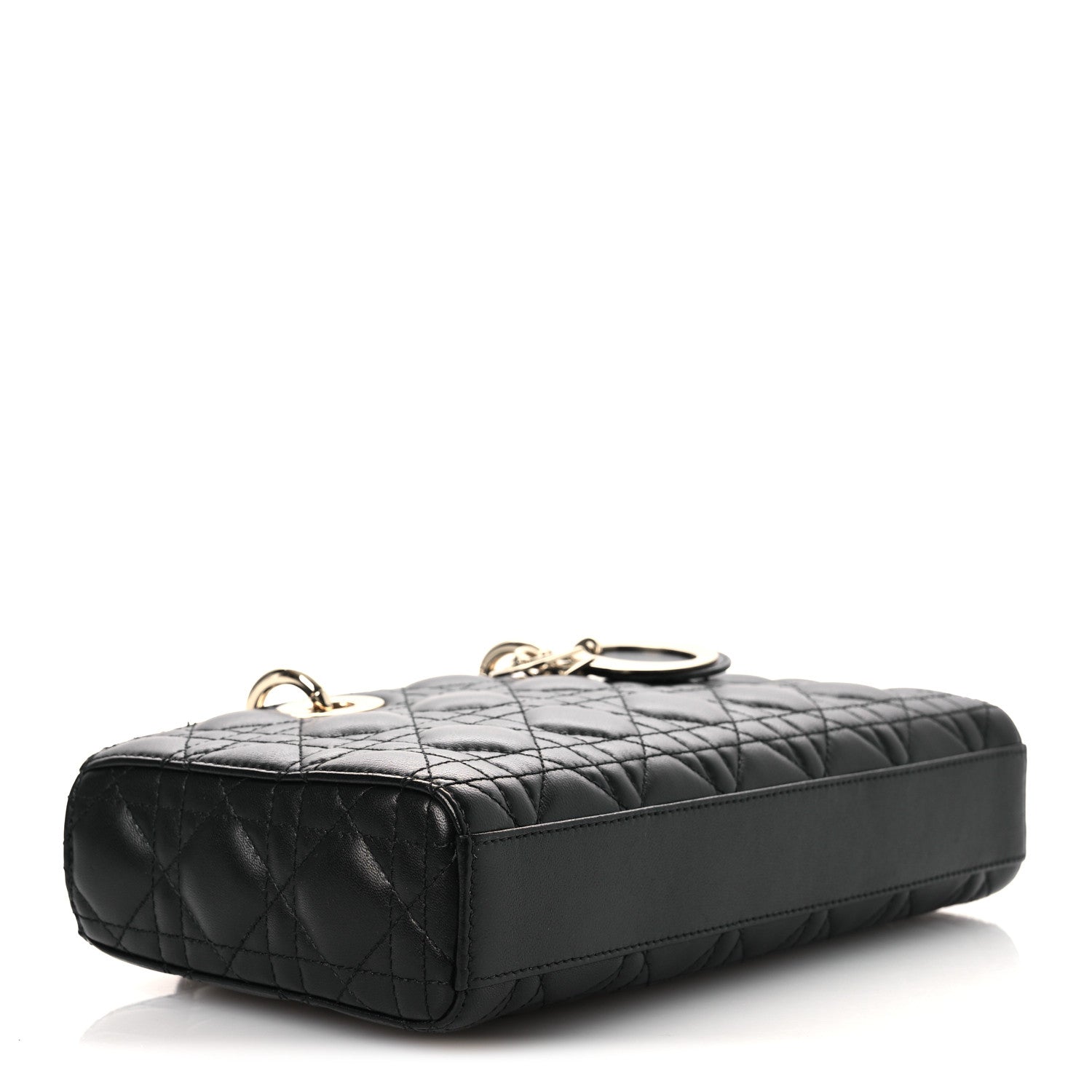 Lambskin Cannage Medium Lady D-Joy Black — view 4