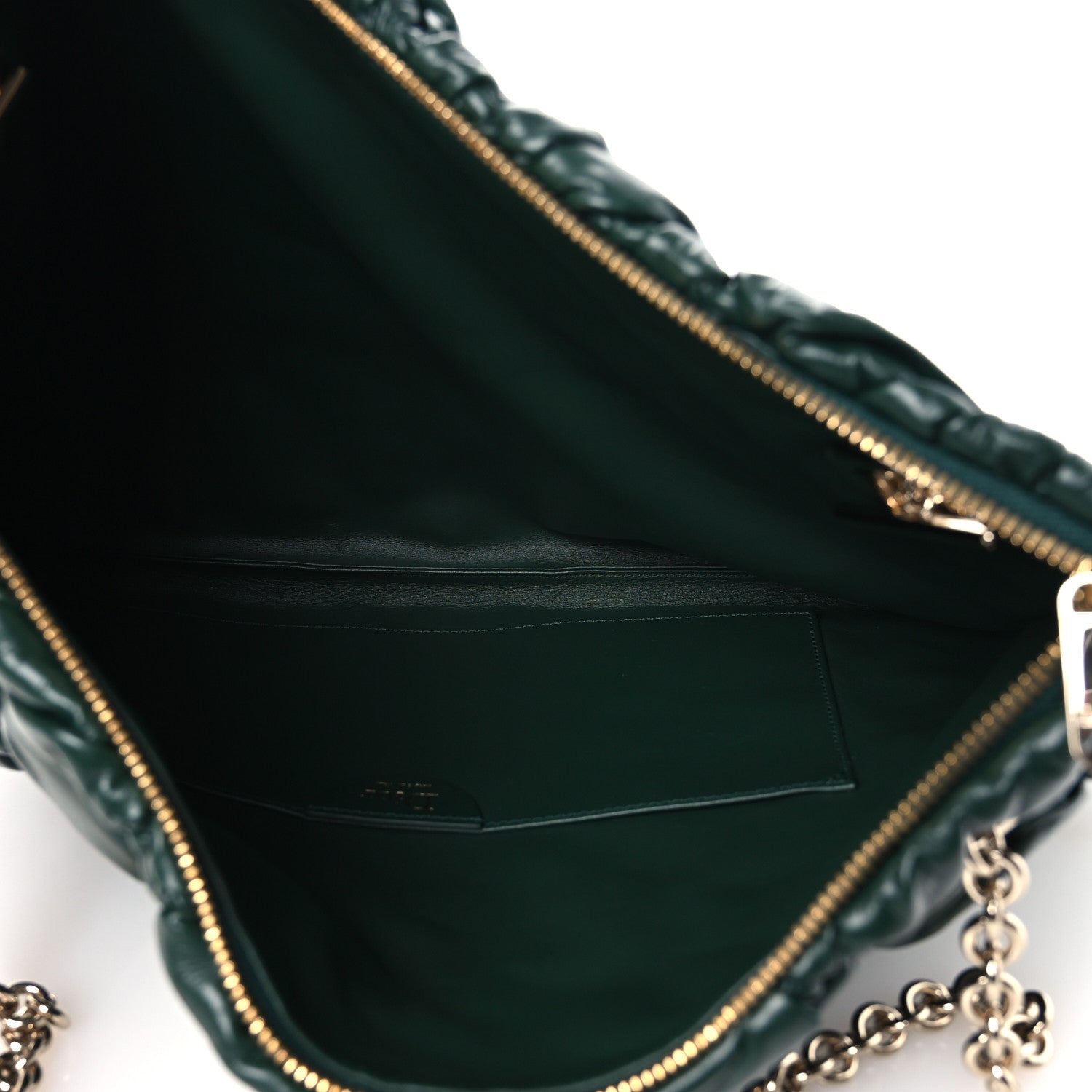 Calfskin Puffy Macrocannage Medium Dior Crunchy Bag  Forest Bloom — view 5