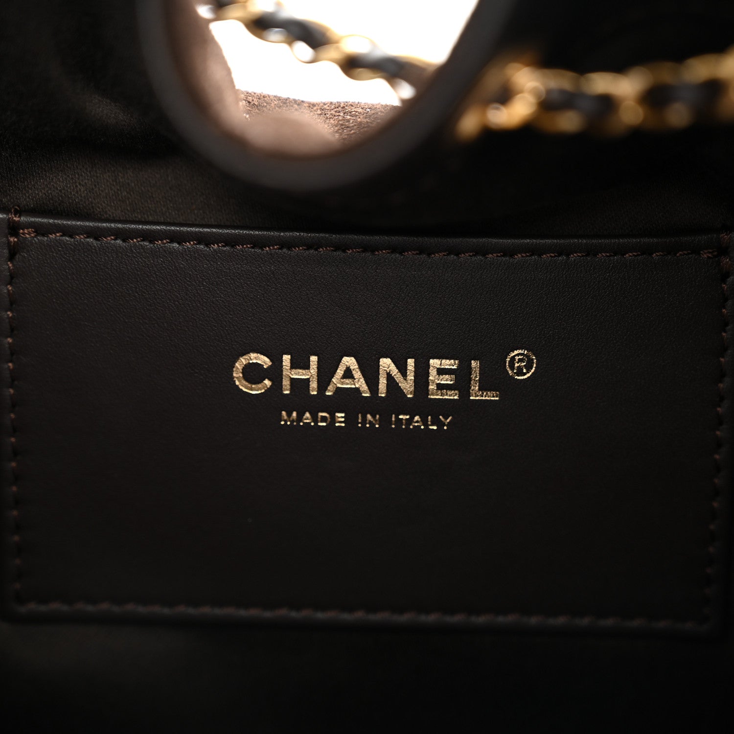 Suede Quilted Small Chanel 25 Handbag Dark Brown — view 5