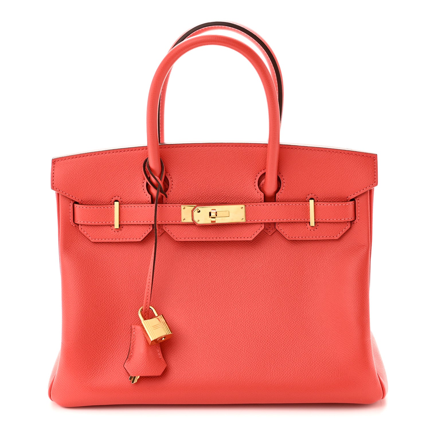 Epsom Birkin 30 Rouge Pivoine