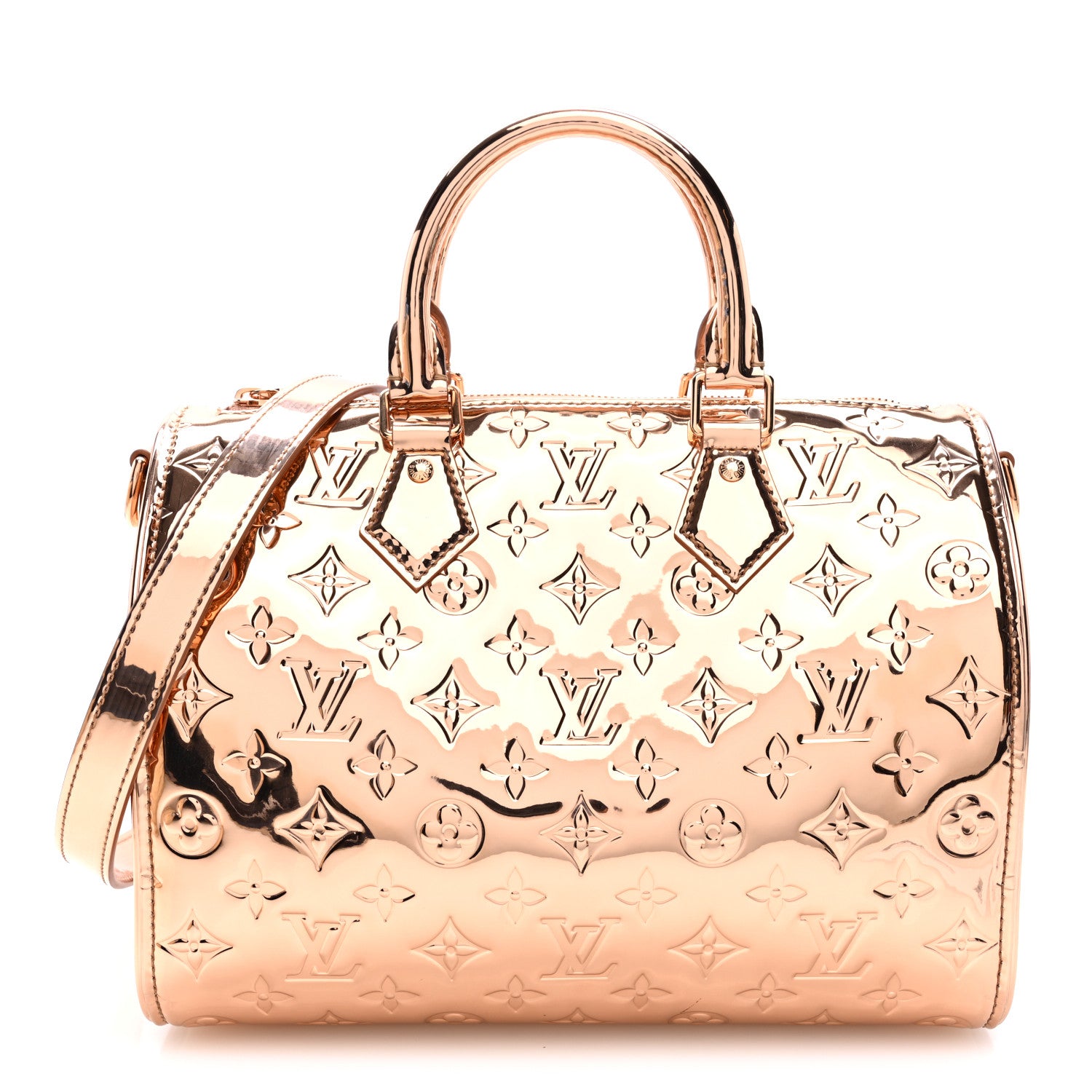 Monogram Miroir Speedy Bandouliere 25 Copper