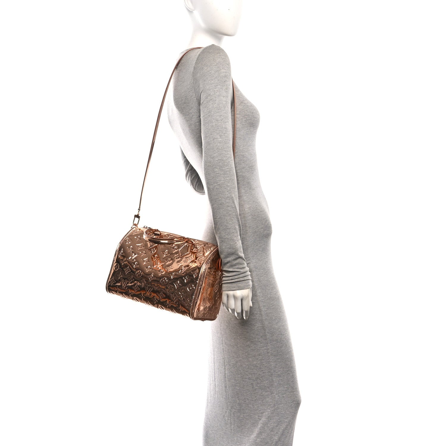 Monogram Miroir Speedy Bandouliere 25 Copper — view 2