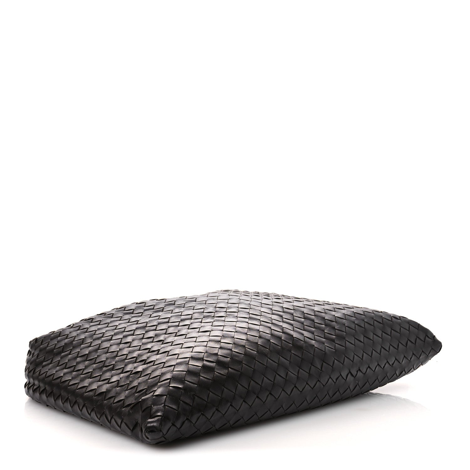 Calfskin Intrecciato Large Hop Ebano — view 4