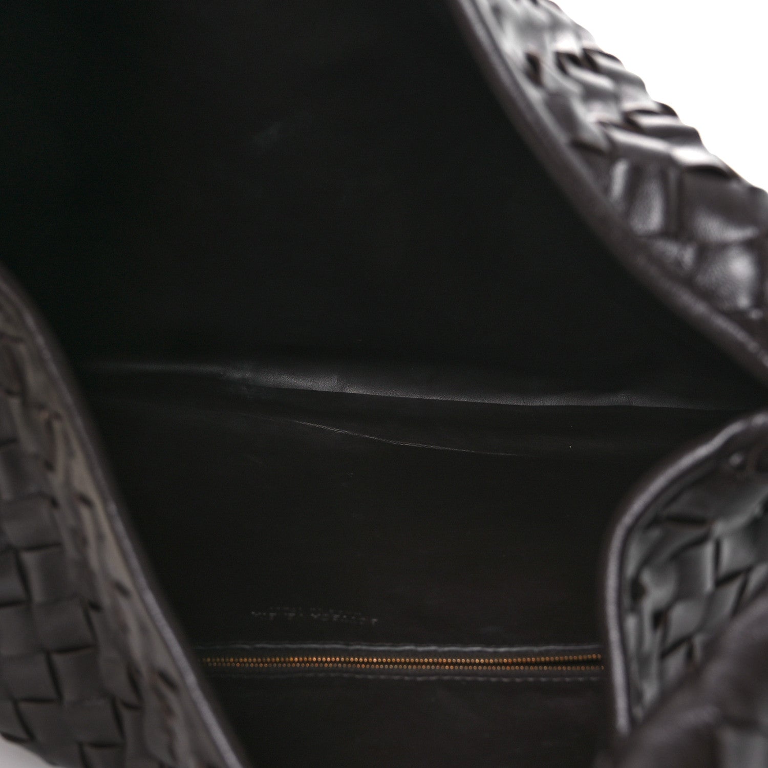 Calfskin Intrecciato Large Hop Ebano — view 5