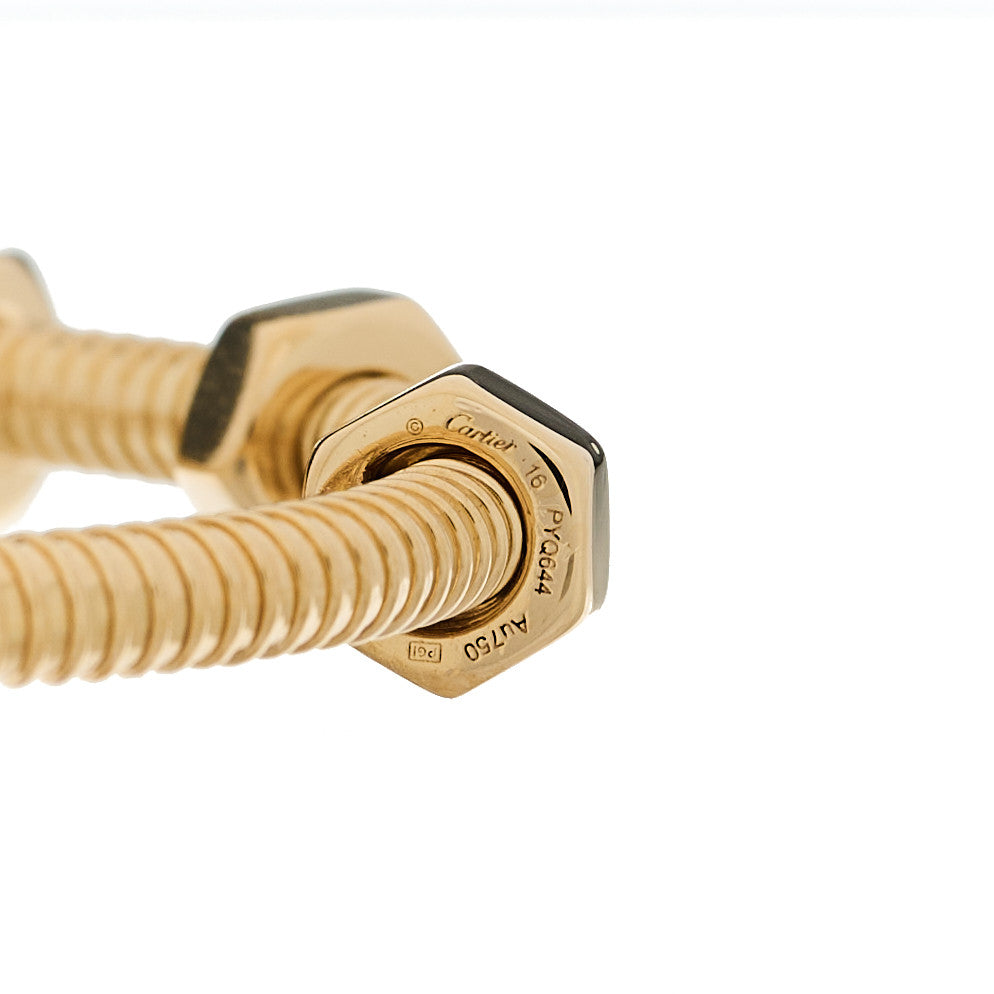 18K Yellow Gold Ecrou de Cartier Bracelet 16 — view 3