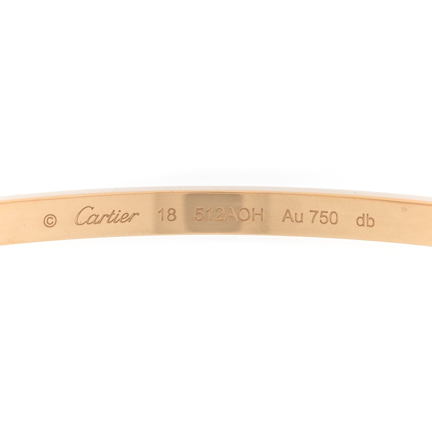 18K Yellow Gold Small LOVE Bracelet 18 — view 3
