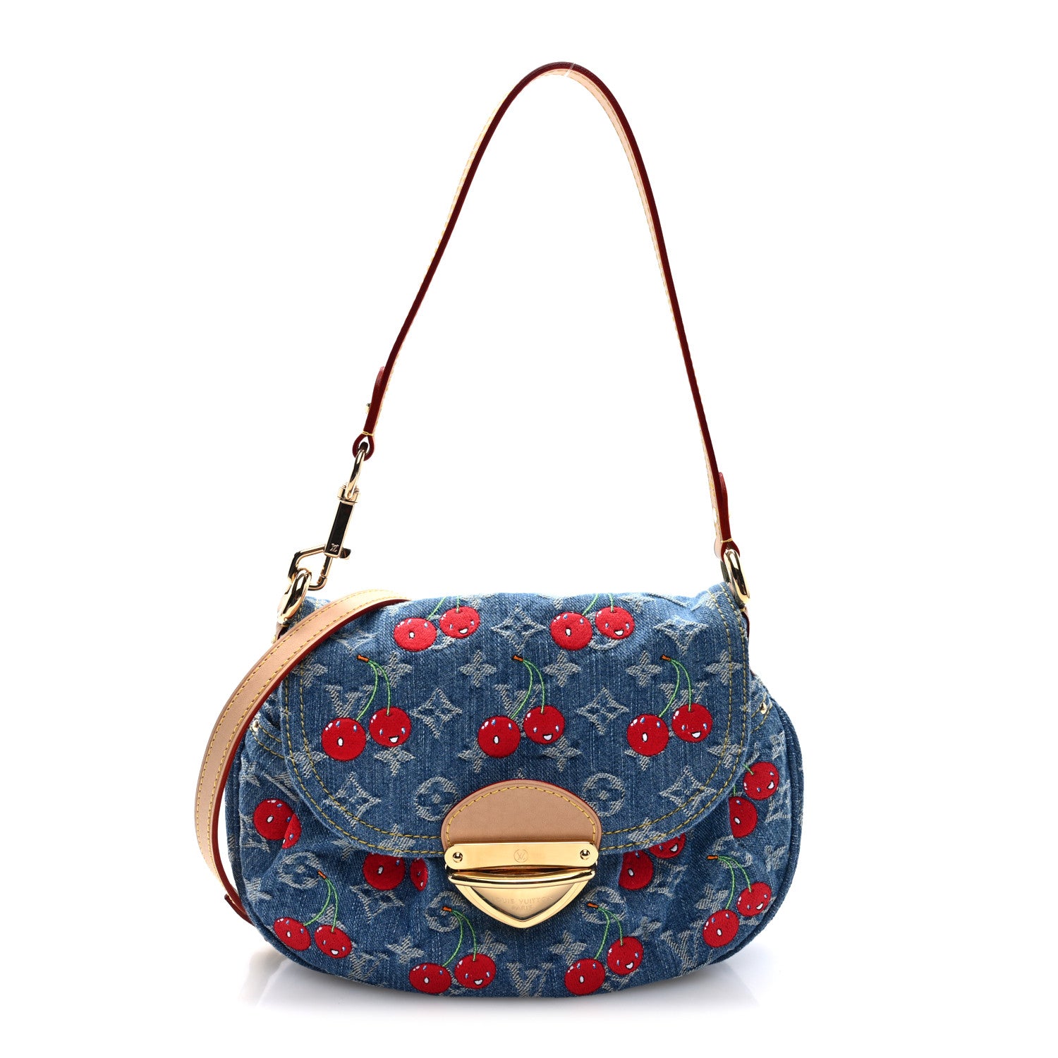 LV X TM Monogram Denim Cerises Sunset