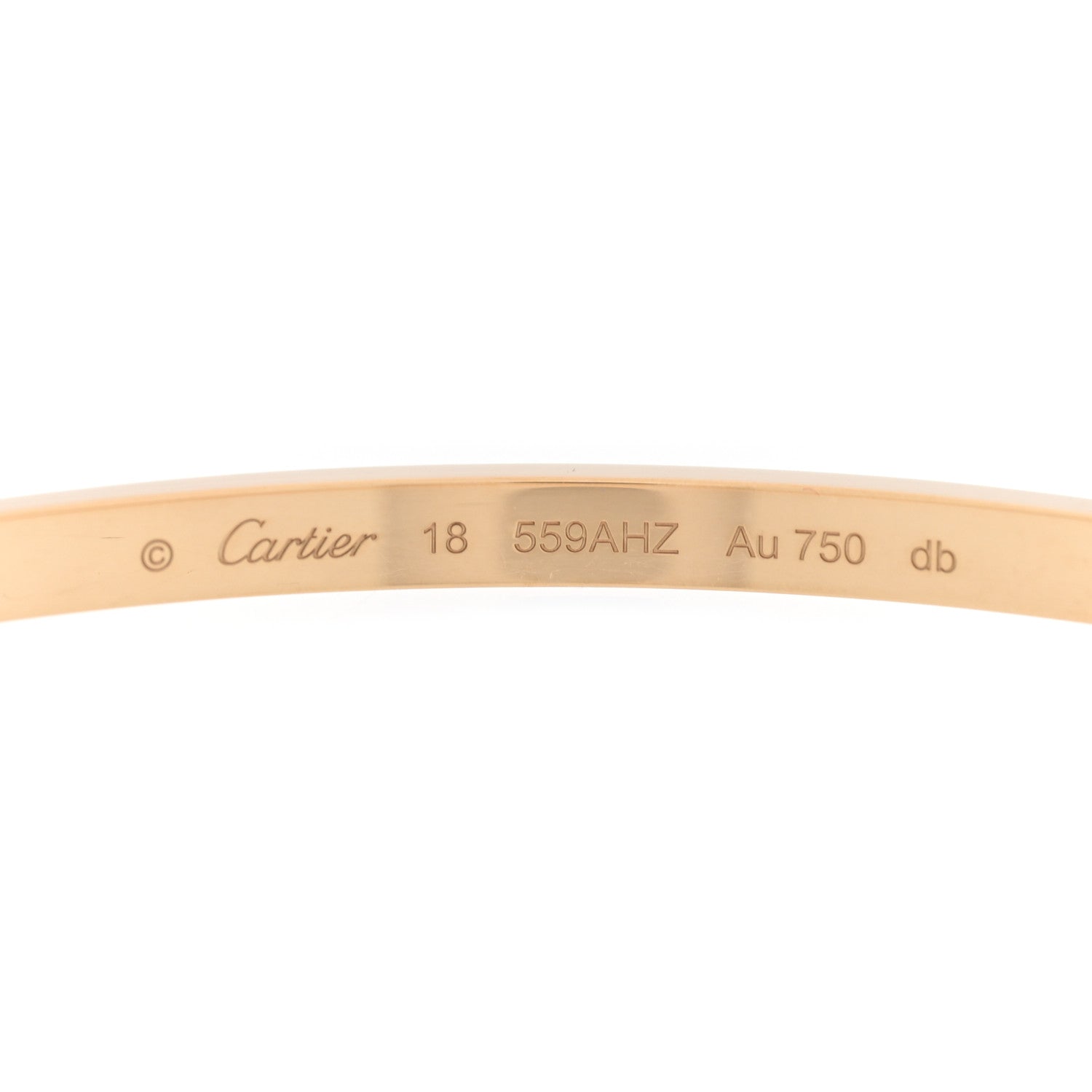 18K Pink Gold Small LOVE Bracelet 18 — view 3