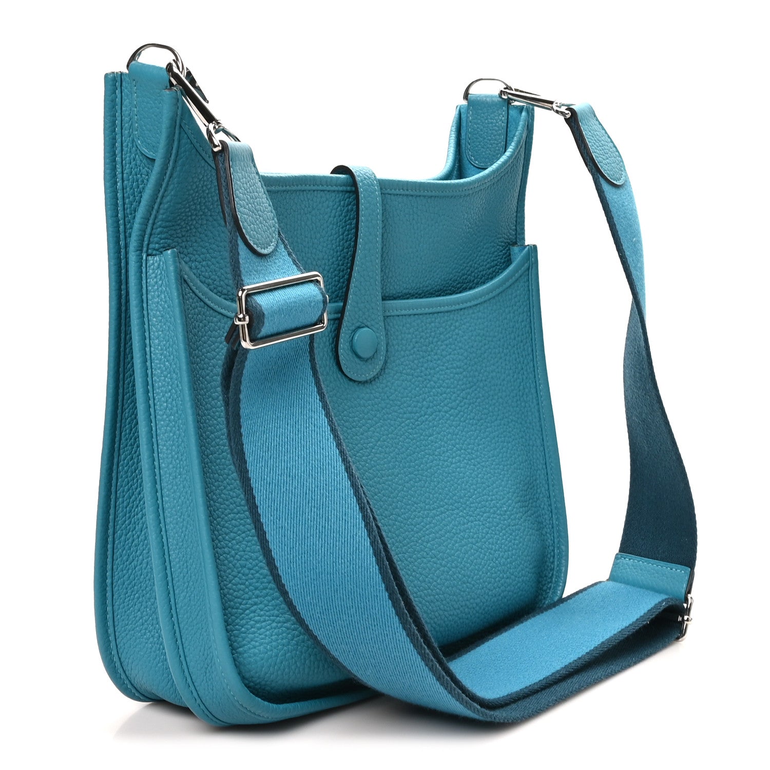 Taurillon Clemence Evelyne III PM Turquoise Colvert — view 3