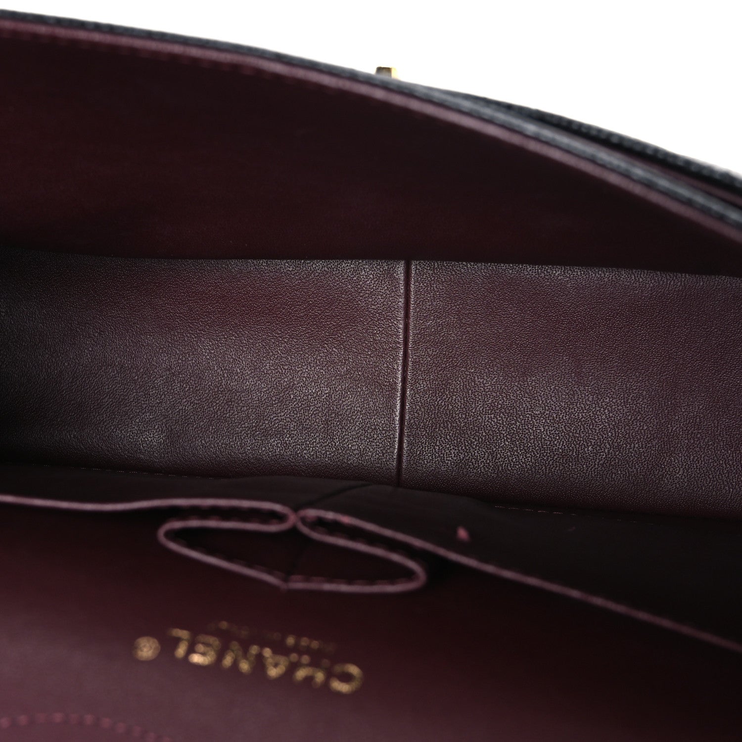 Caviar Quilted Jumbo Double Flap Black — view 5